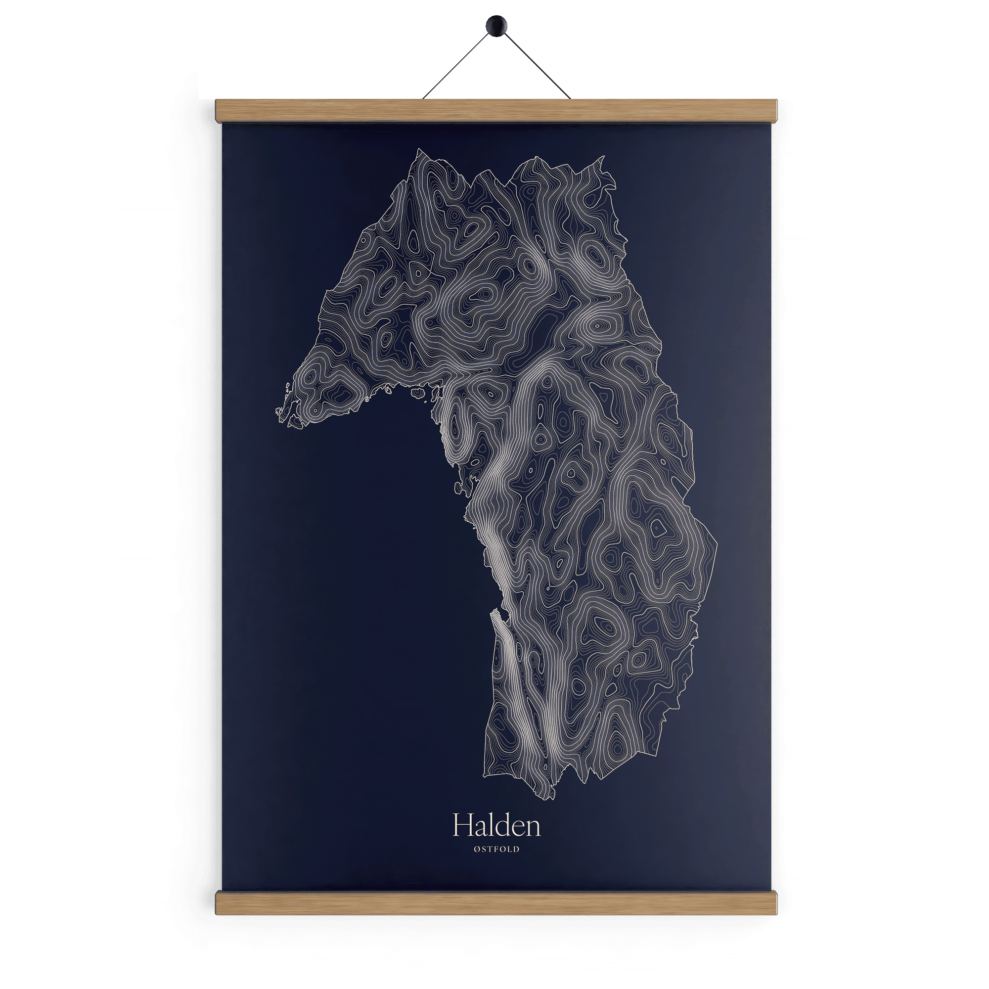 Halden kotekart - Vinternatt