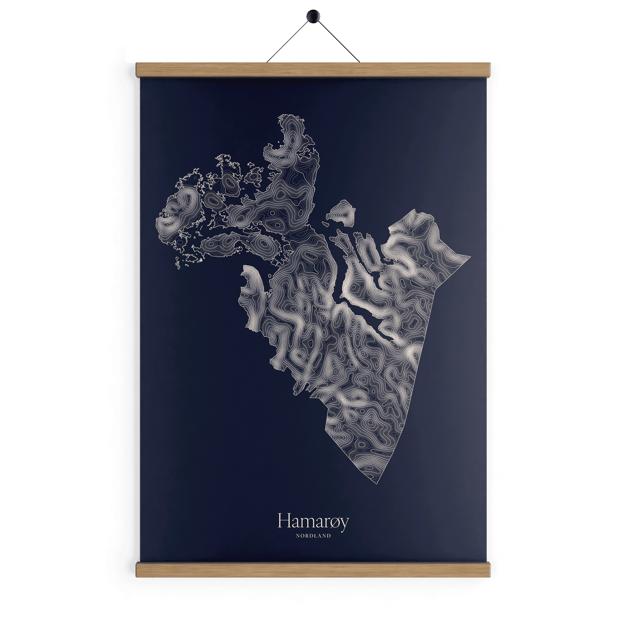 Hamarøy kotekart - Vinternatt