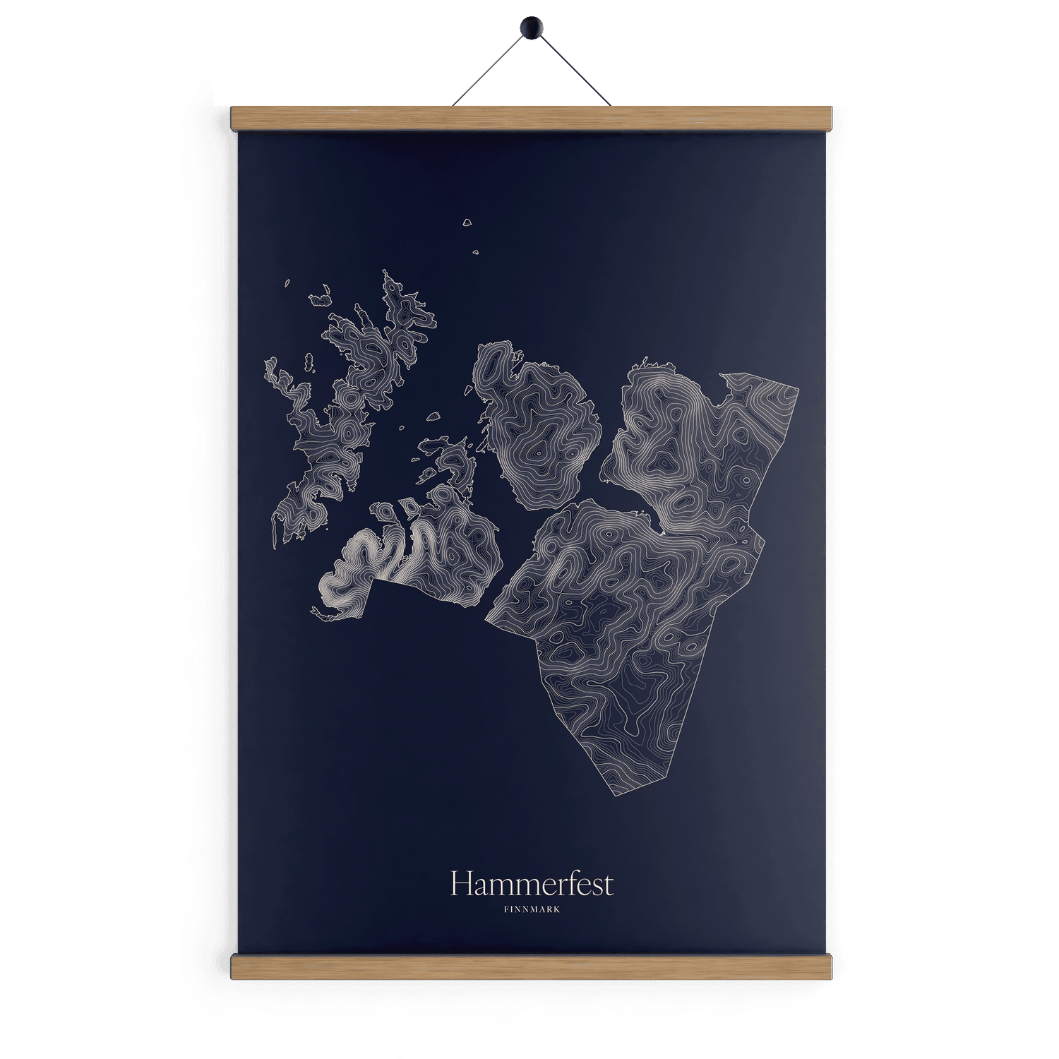 Hammerfest kotekart - Vinternatt
