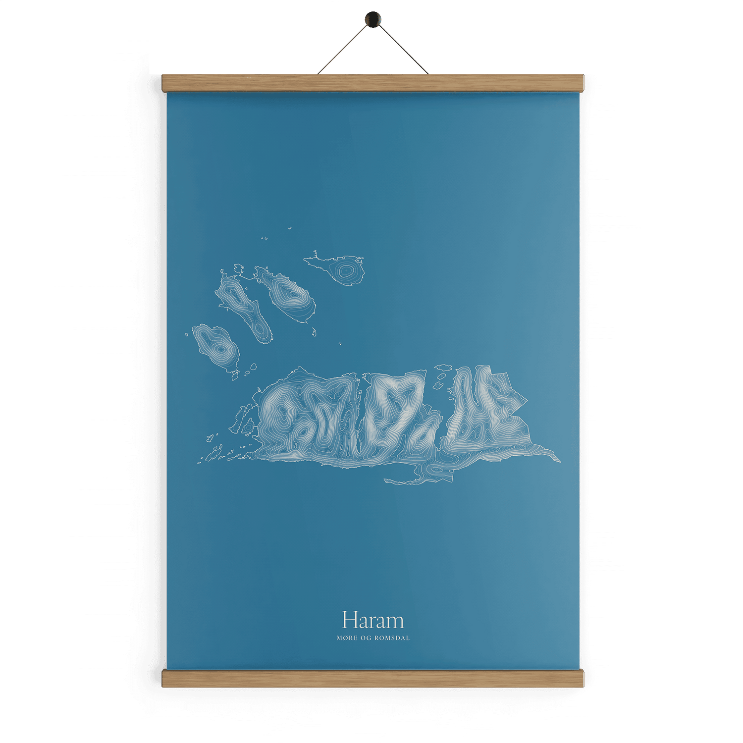 Haram kotekart - Himmelblå