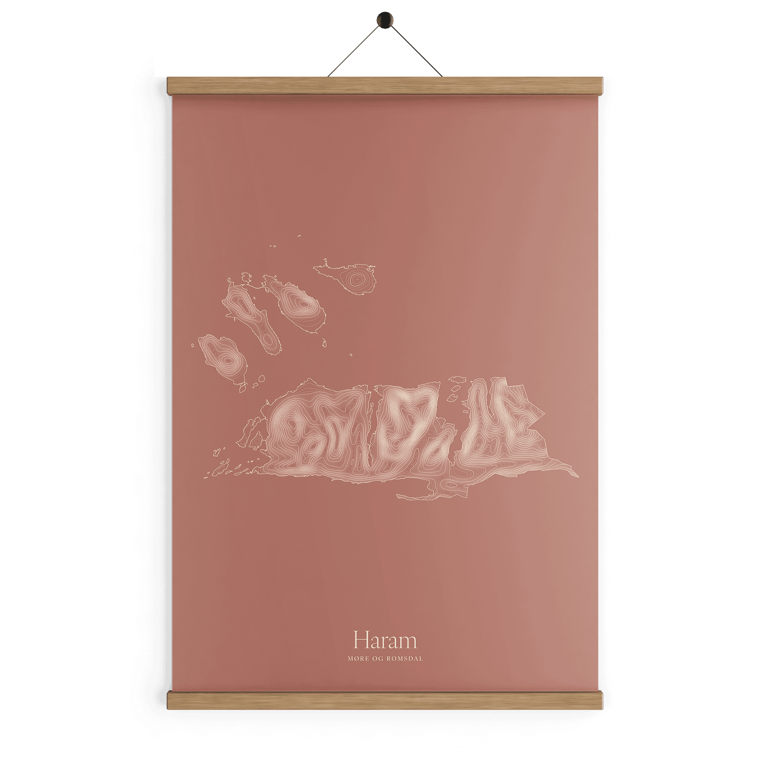 Haram kotekart - Rustrød