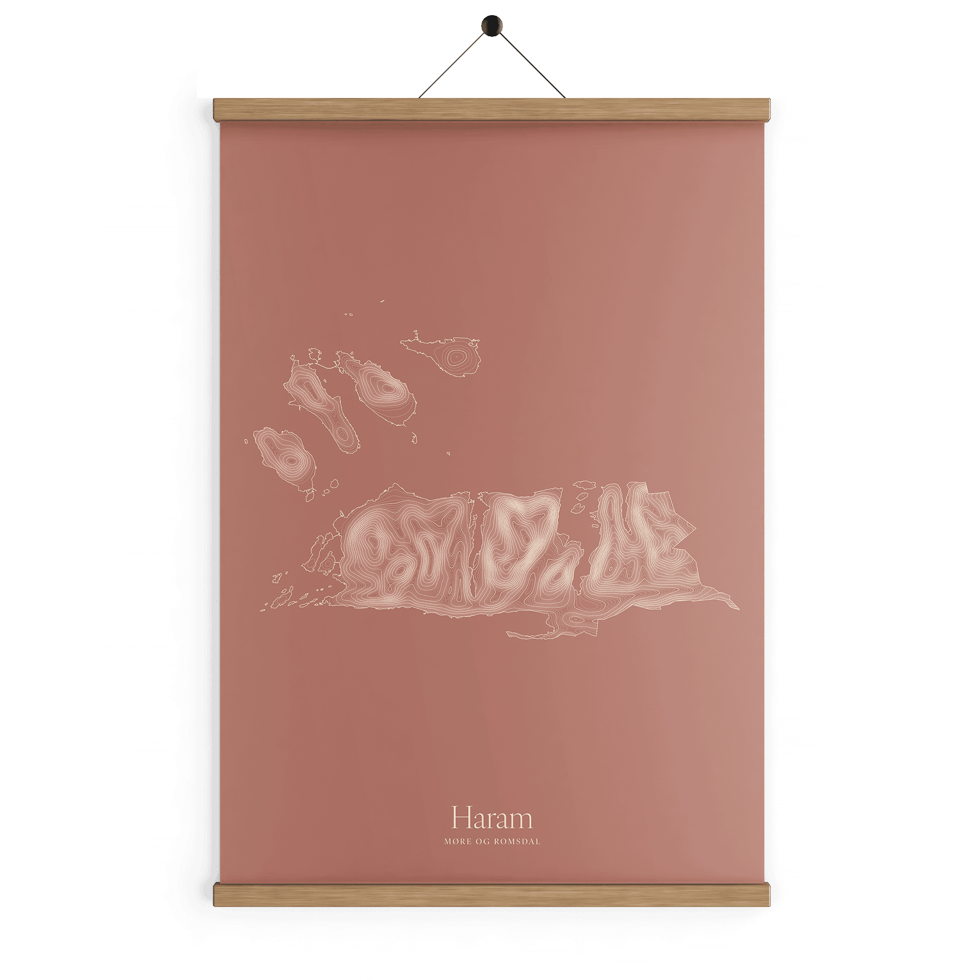 Haram kotekart - Rustrød