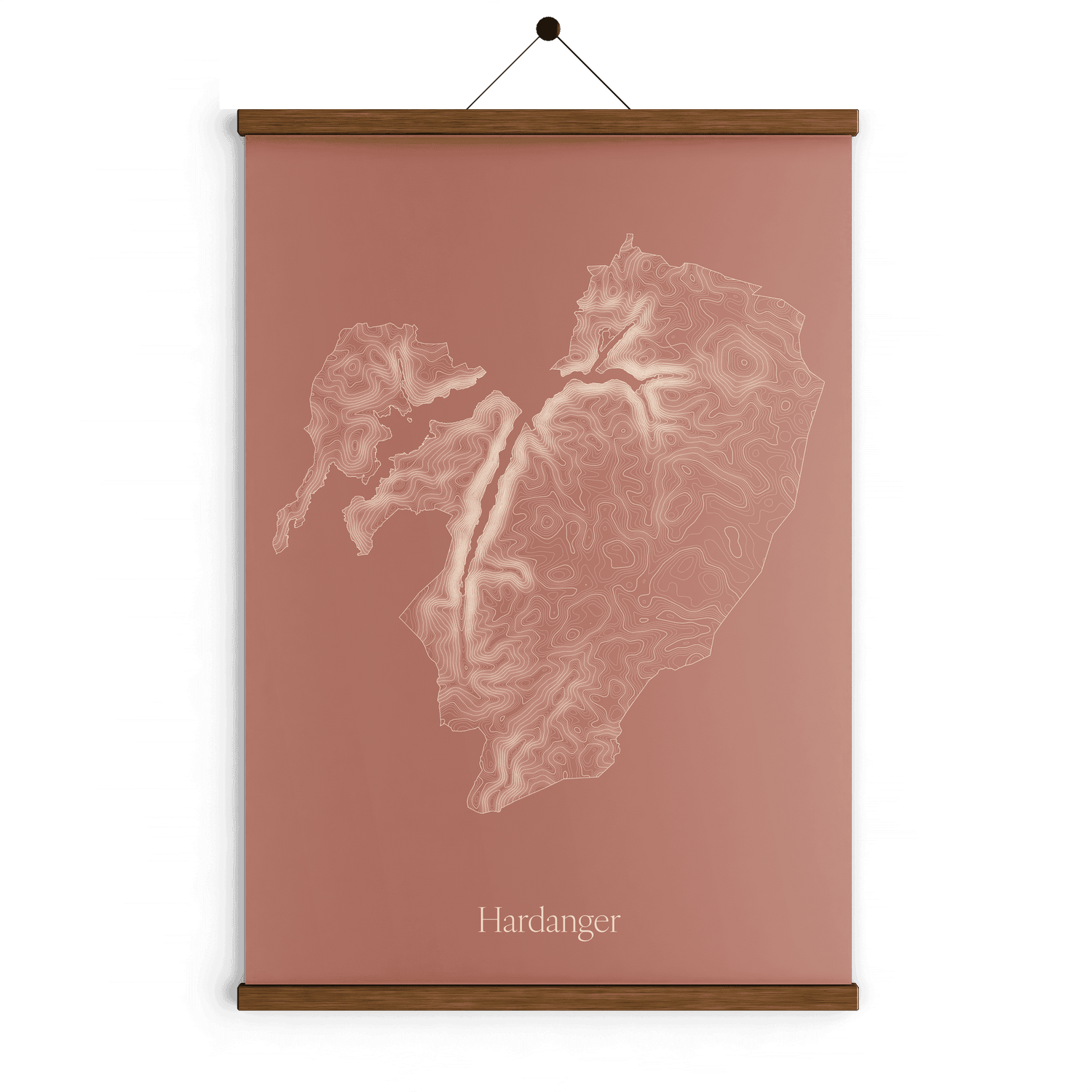 Hardanger - Rustrød