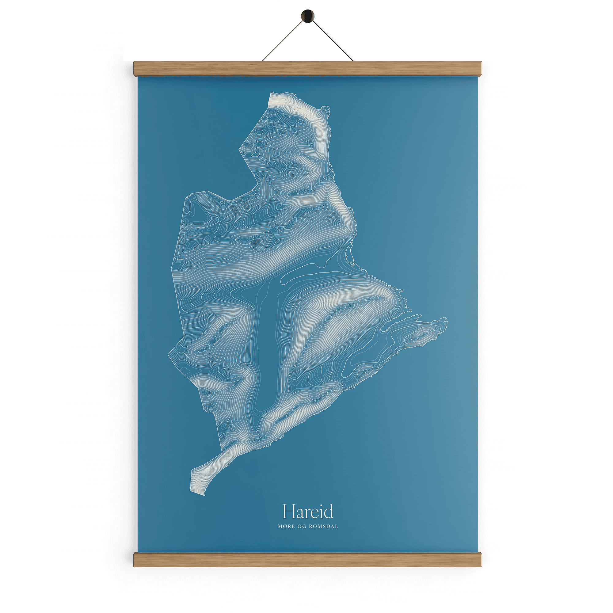 Hareid kotekart - Himmelblå