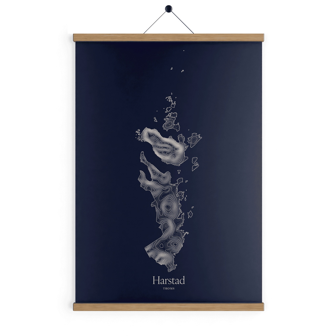 Harstad kotekart - Vinternatt