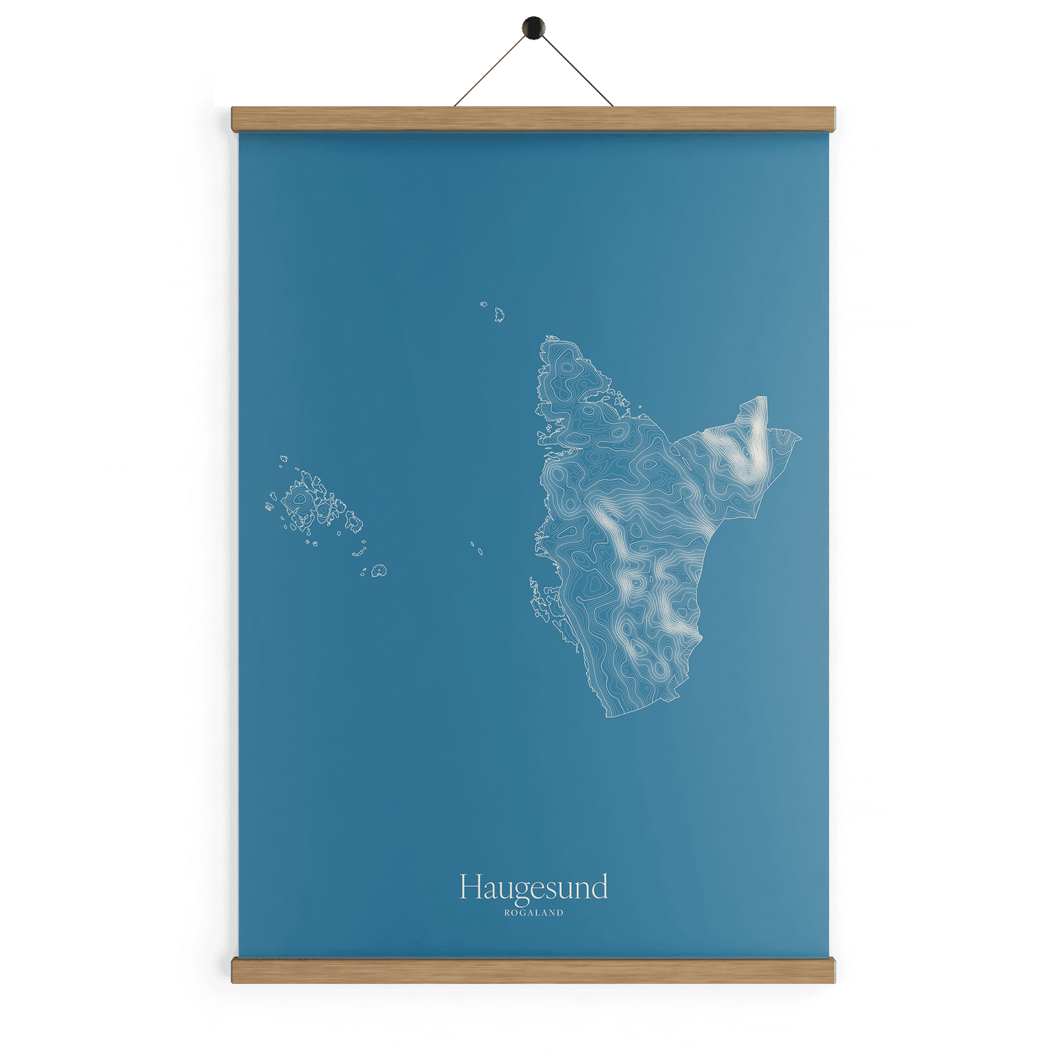 Haugesund kotekart - Himmelblå