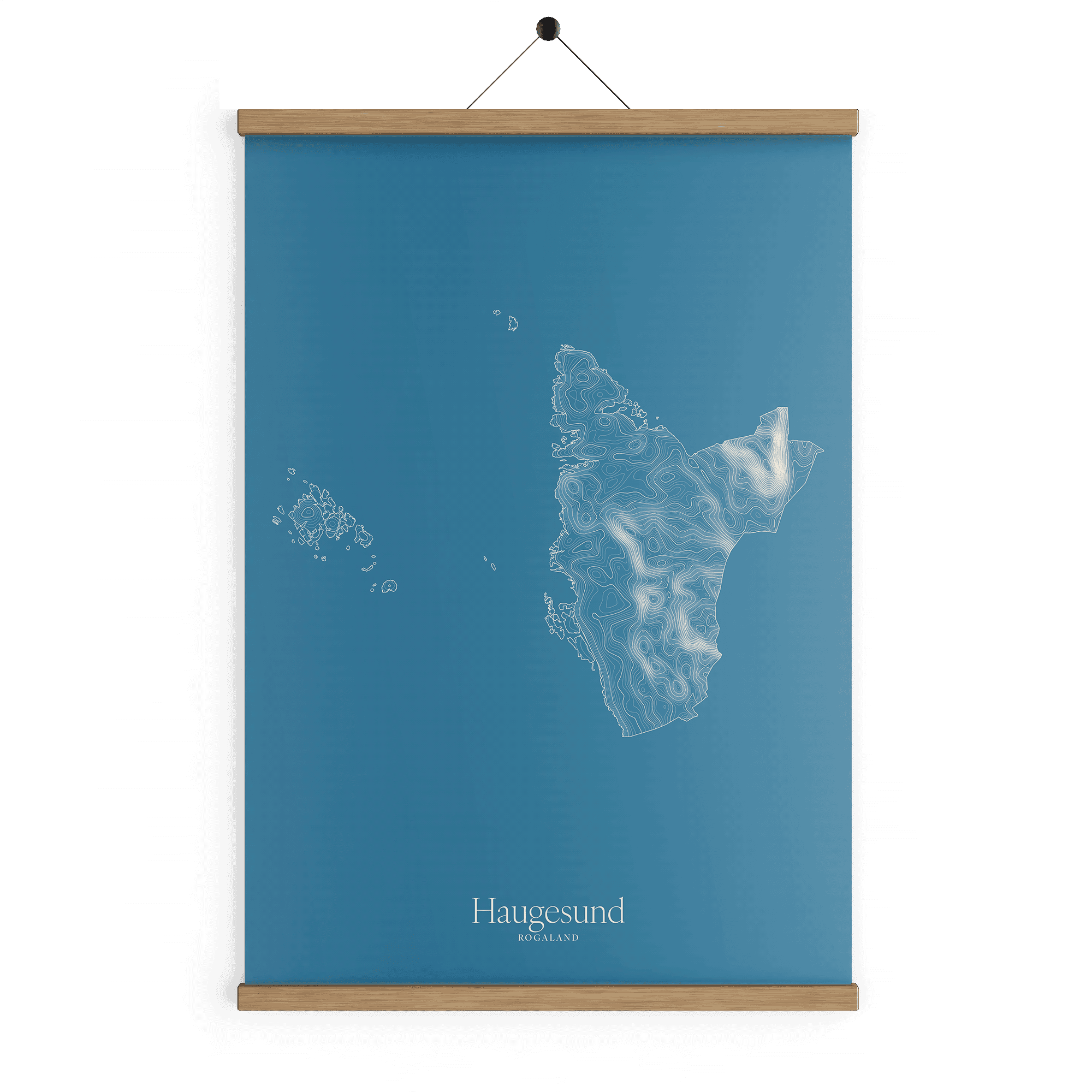 Haugesund kotekart - Himmelblå