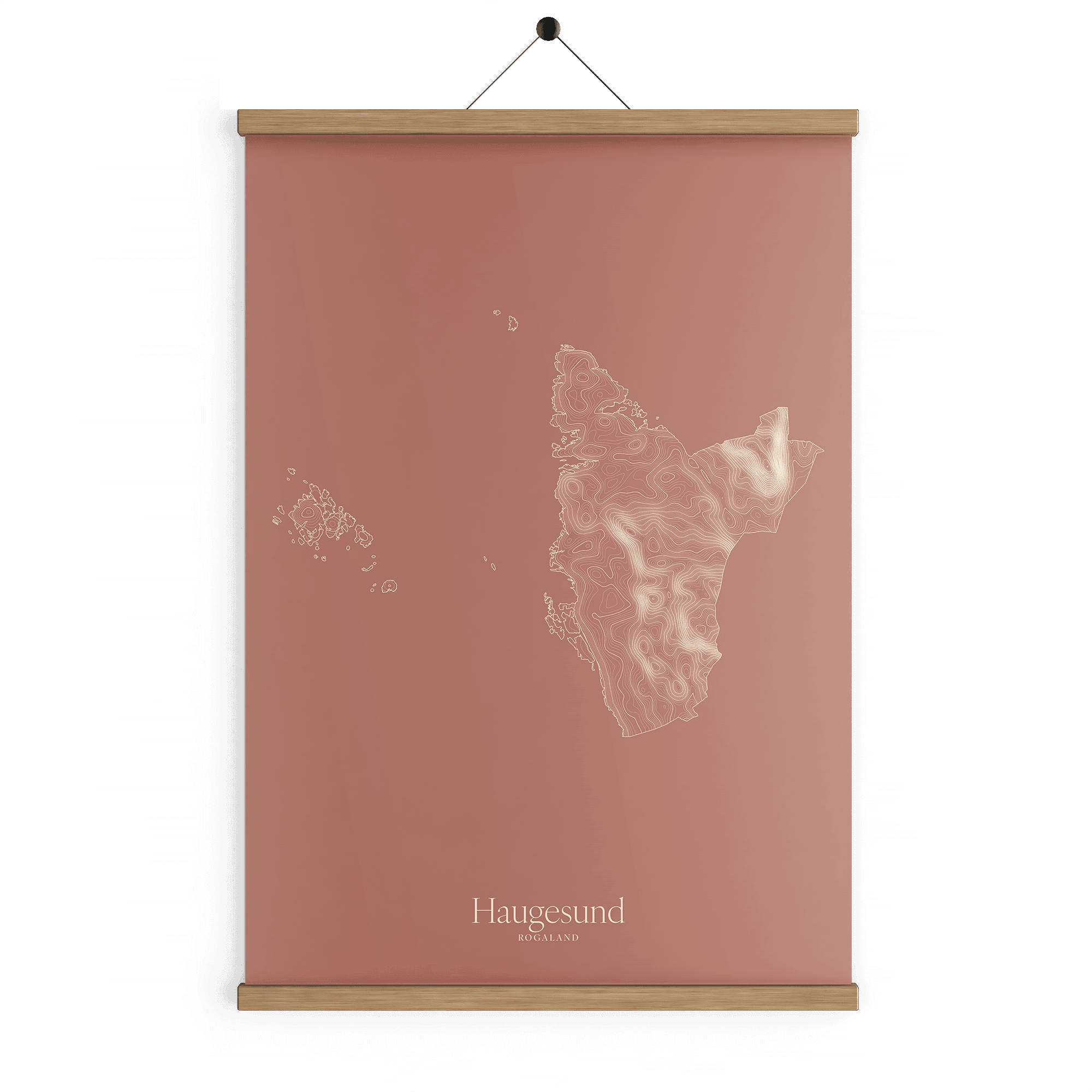 Haugesund kotekart - Rustrød