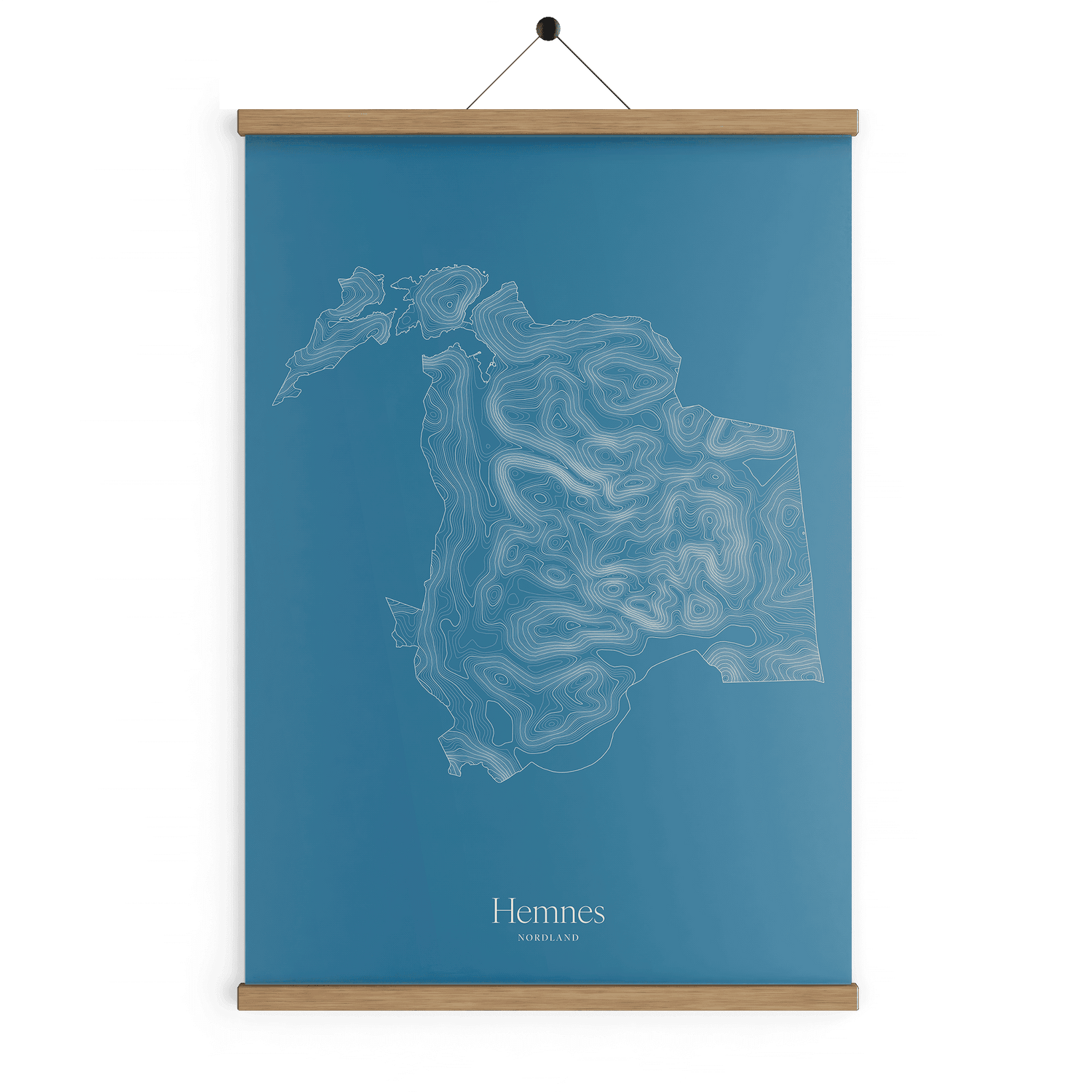 Hemnes kotekart - Himmelblå