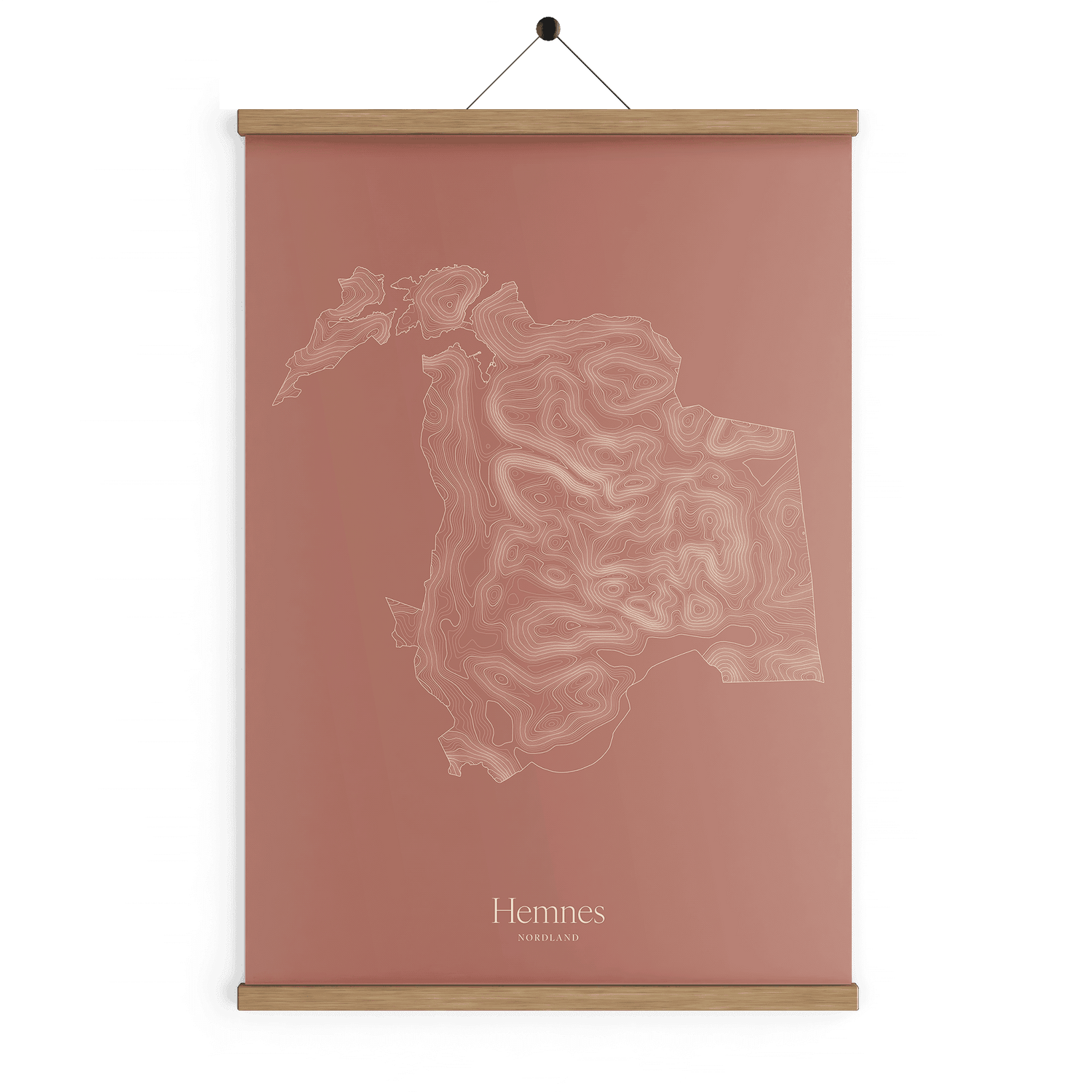 Hemnes kotekart - Rustrød