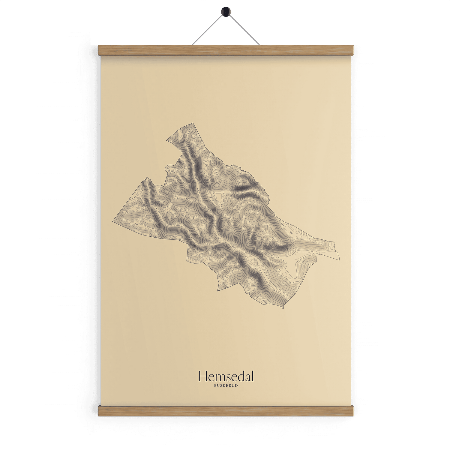 Hemsedal kotekart - Sandstein