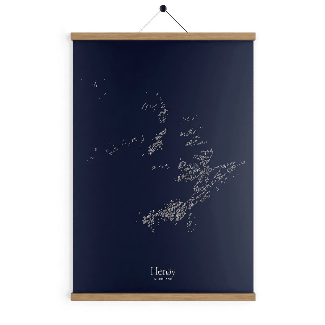 Herøy kotekart - Vinternatt