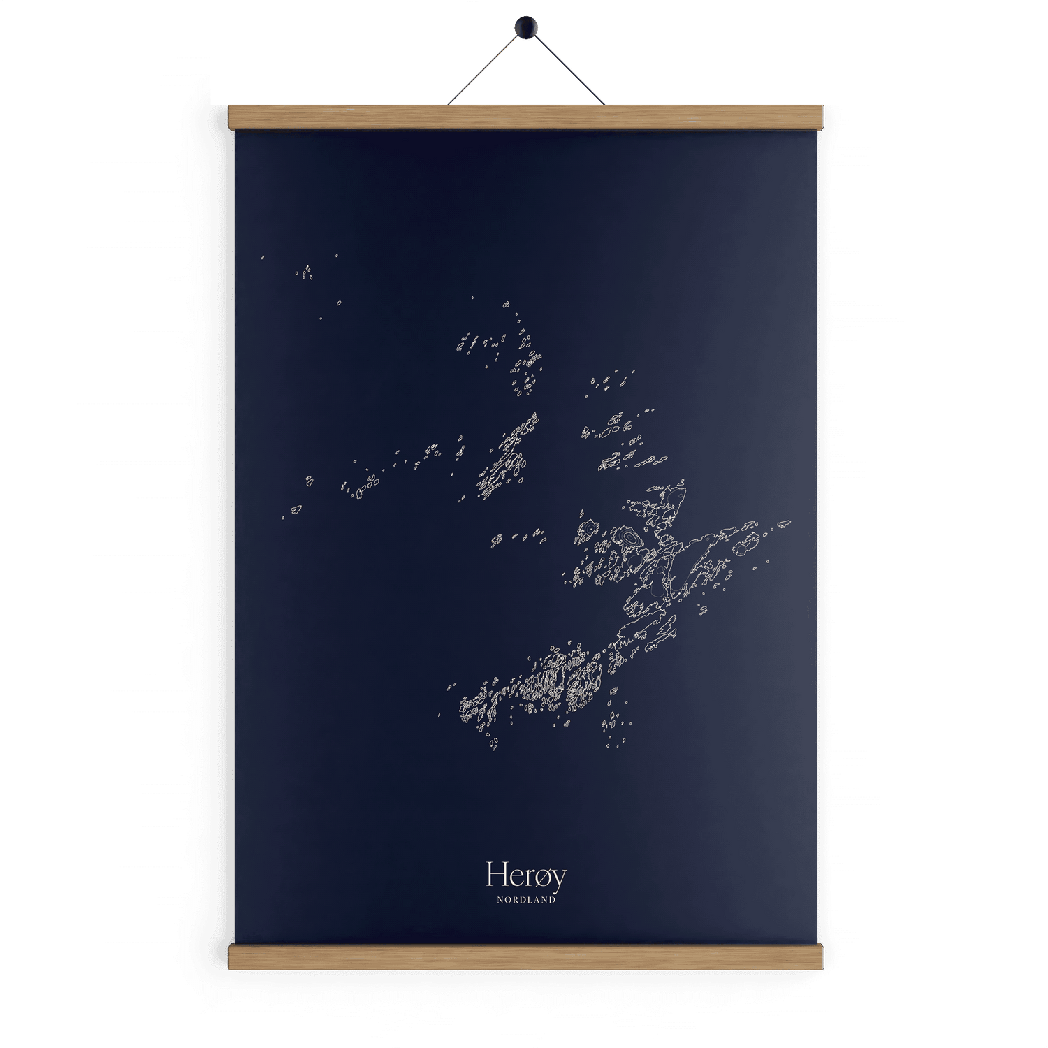 Herøy kotekart - Vinternatt