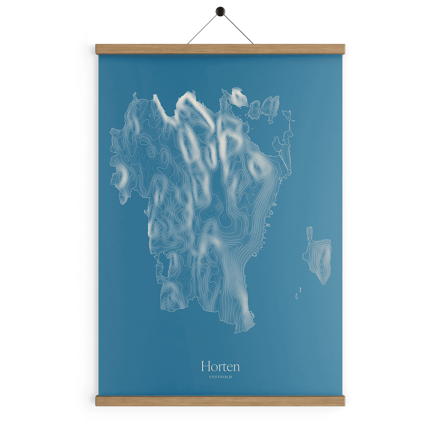 Horten kotekart - Himmelblå