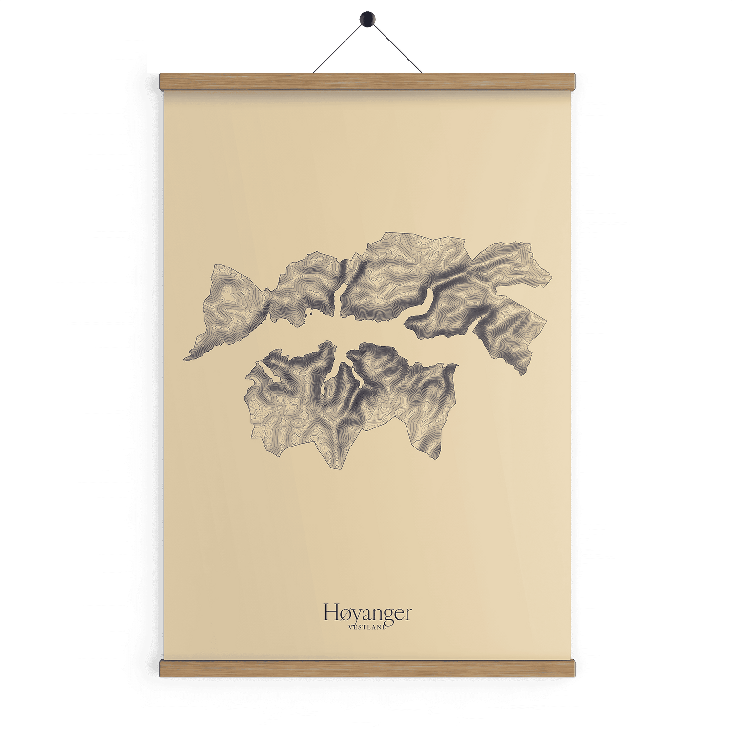 Høyanger kotekart - Sandstein