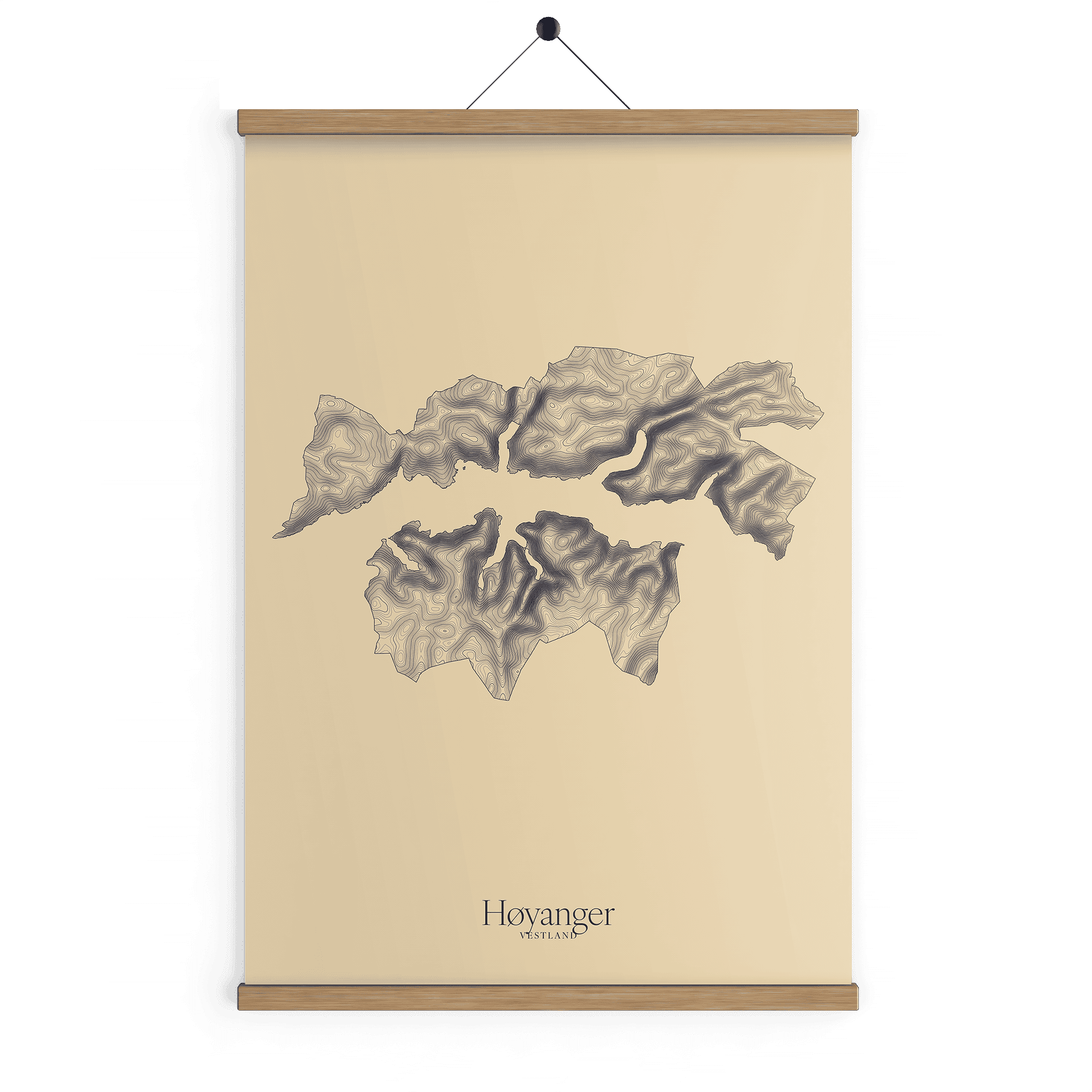 Høyanger kotekart - Sandstein