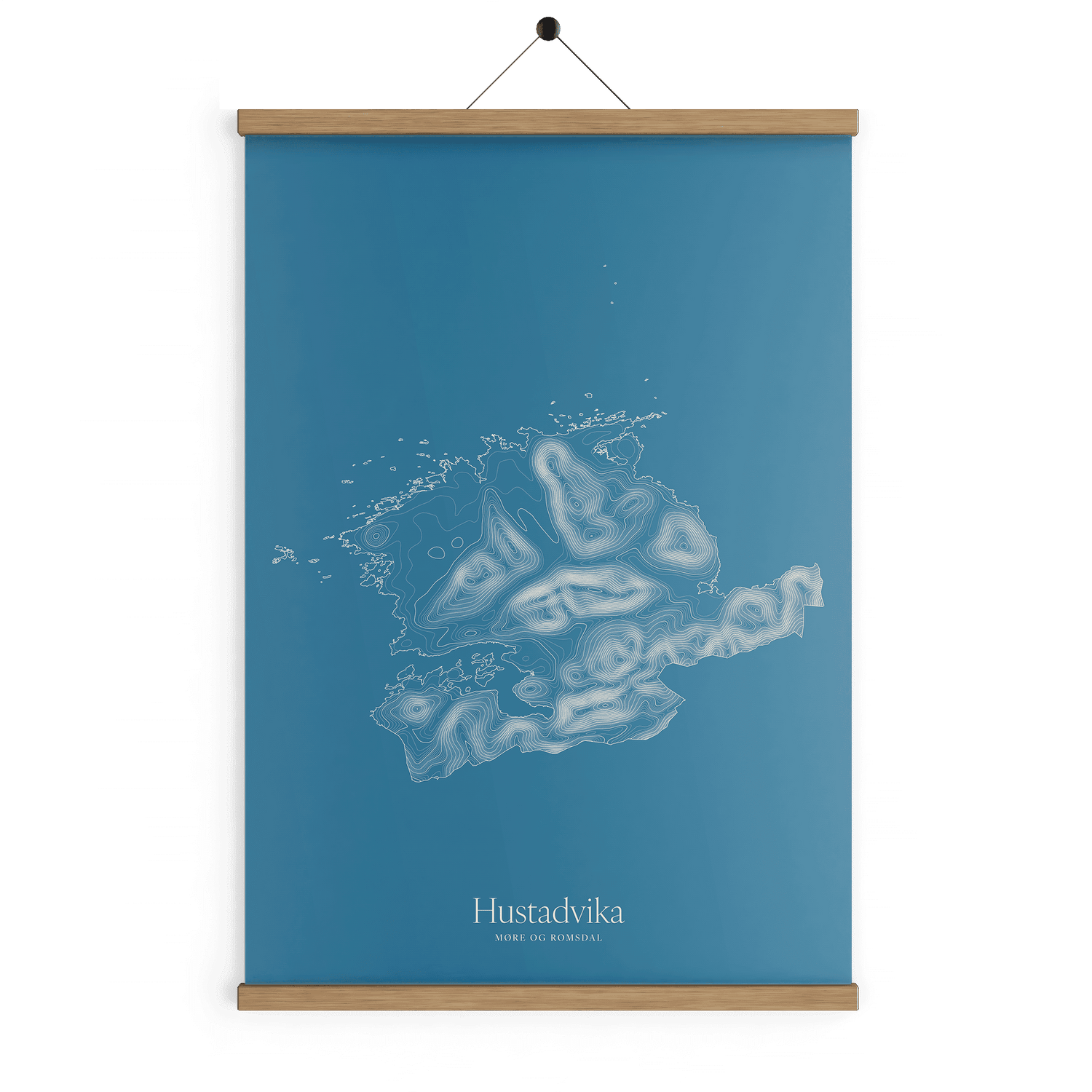 Hustadvika kotekart - Himmelblå