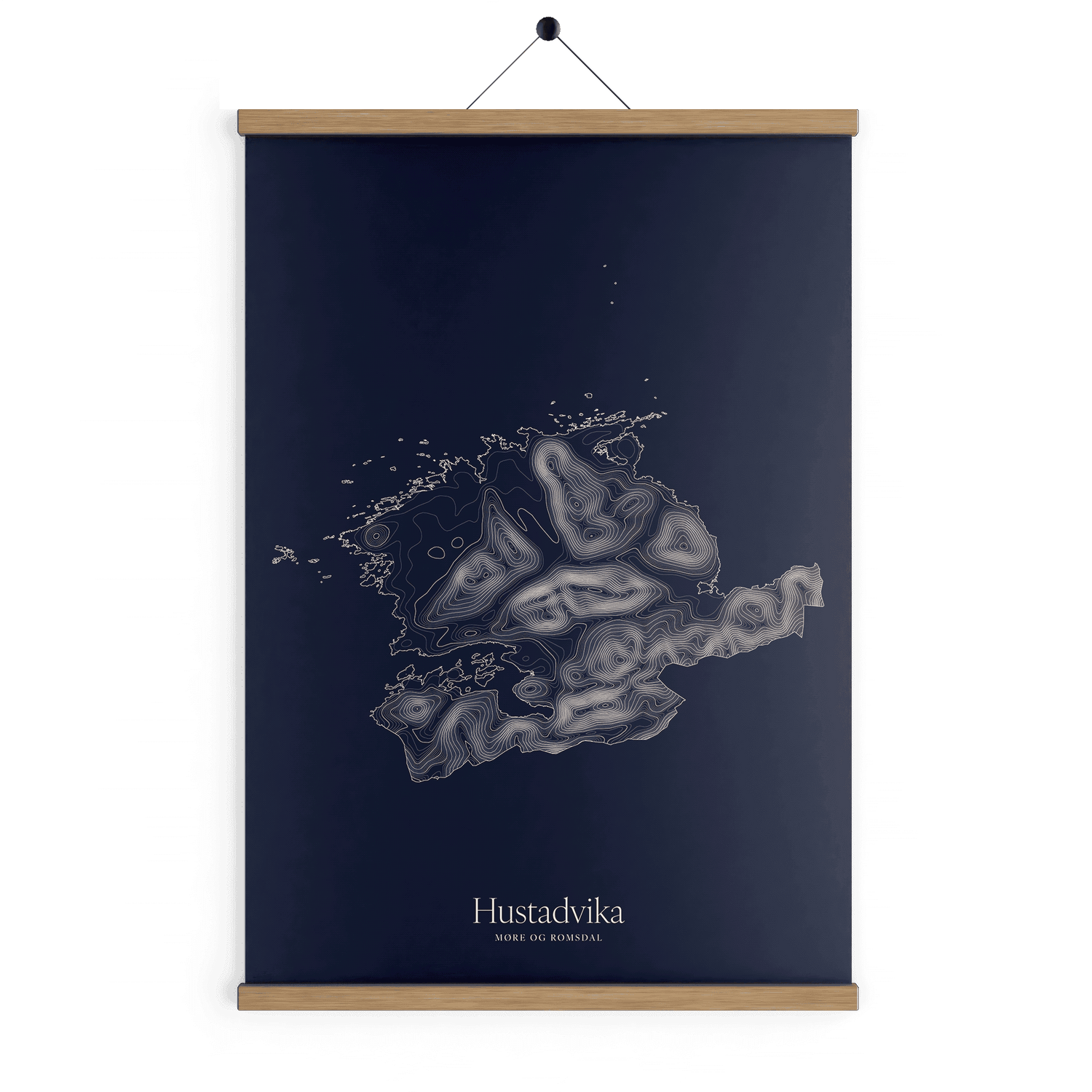 Hustadvika kotekart - Vinternatt