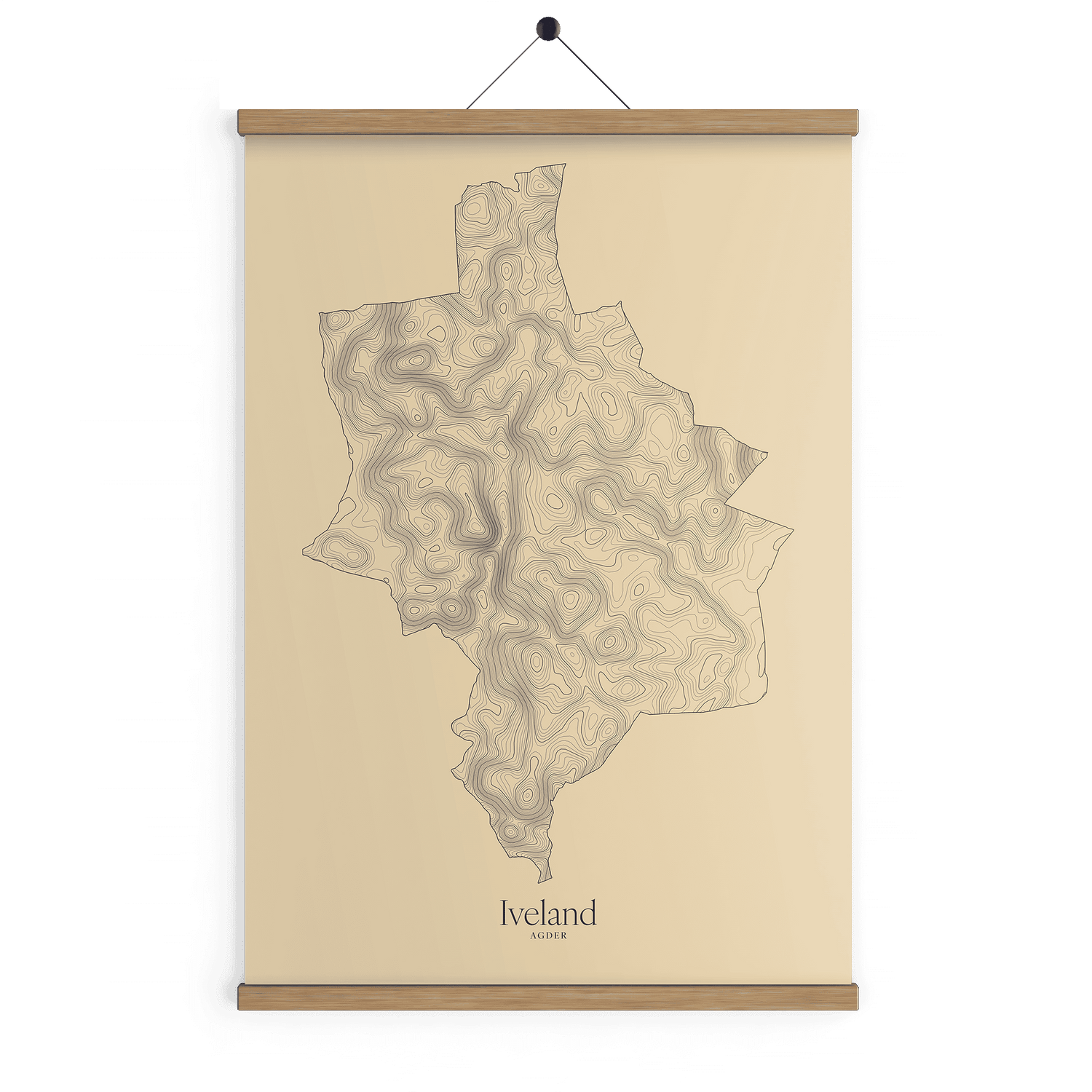 Iveland kotekart - Sandstein