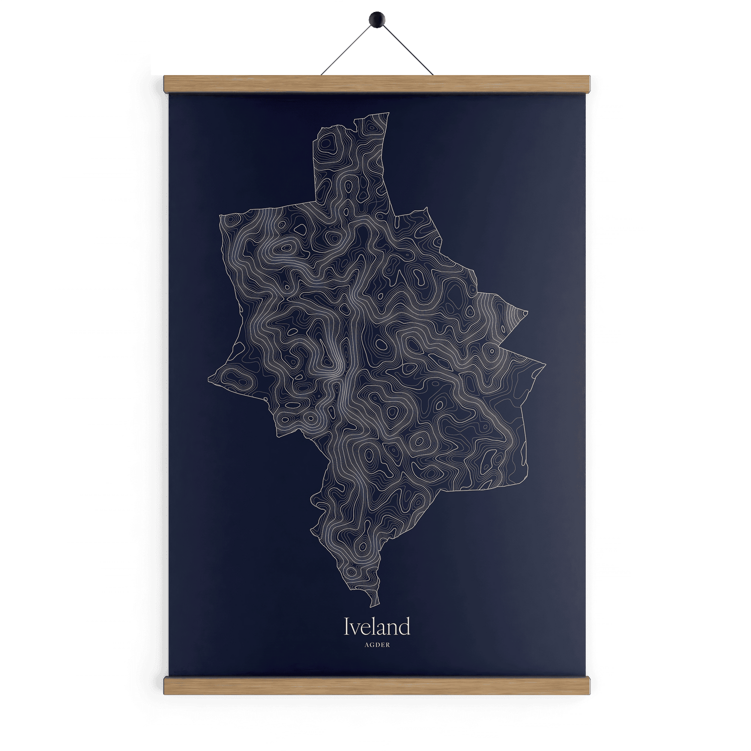 Iveland kotekart - Vinternatt