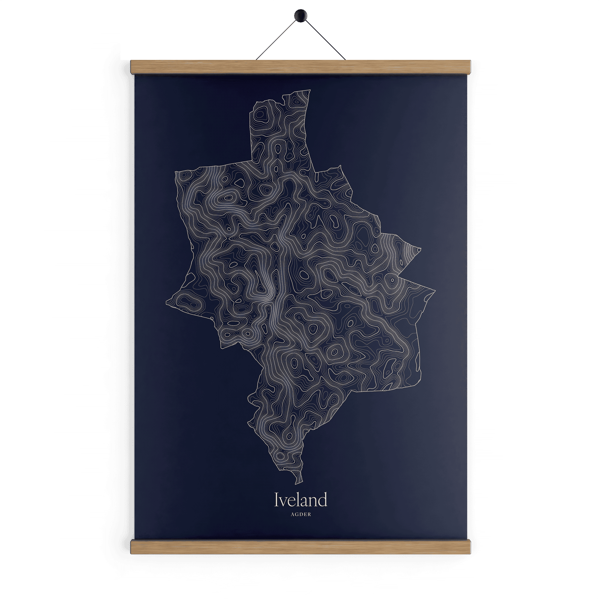 Iveland kotekart - Vinternatt
