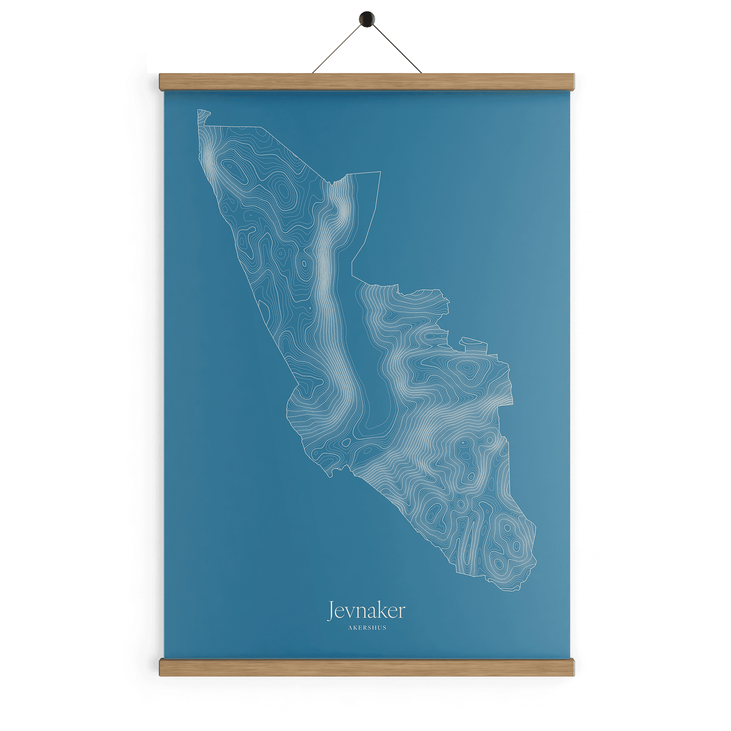 Jevnaker kotekart - Himmelblå