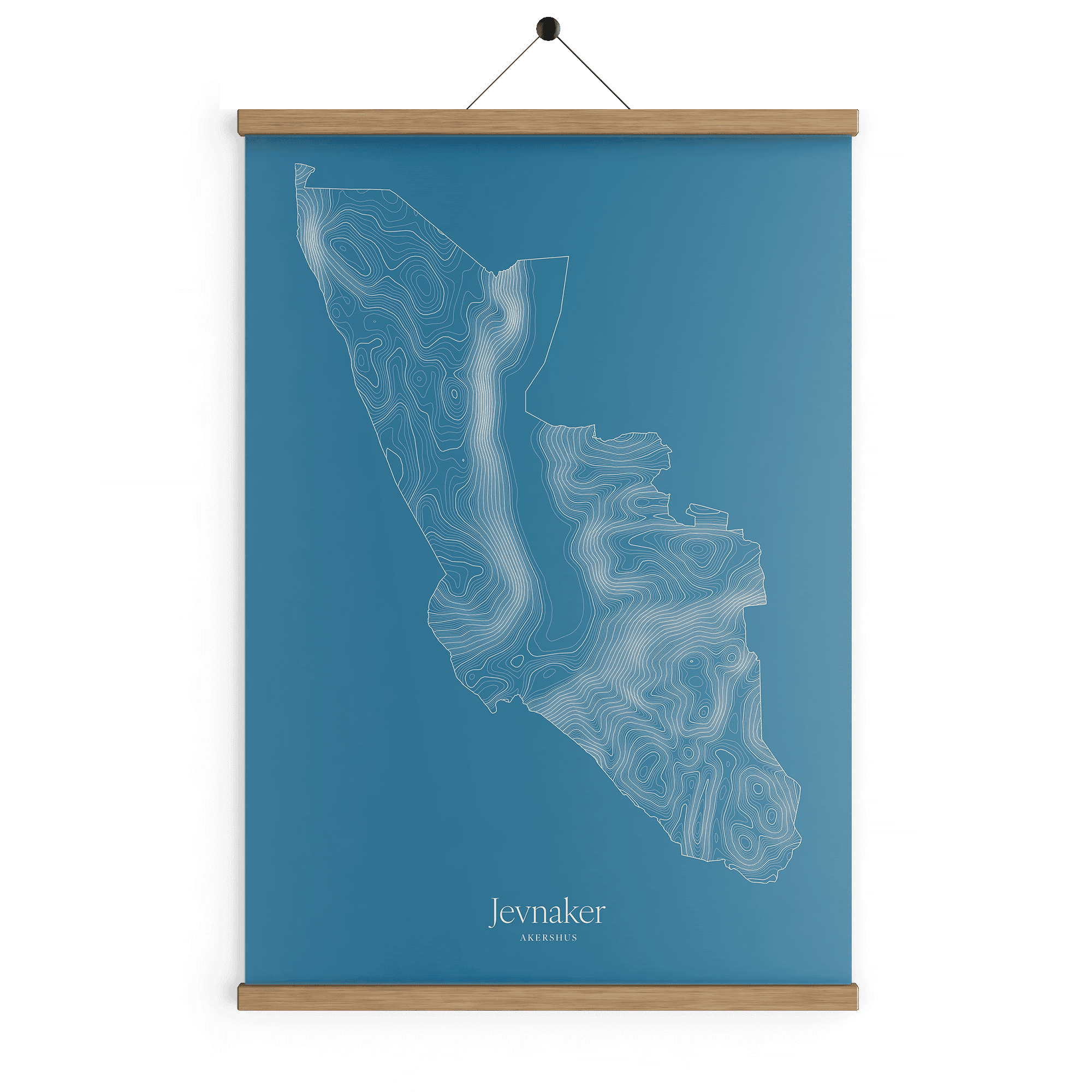 Jevnaker kotekart - Himmelblå