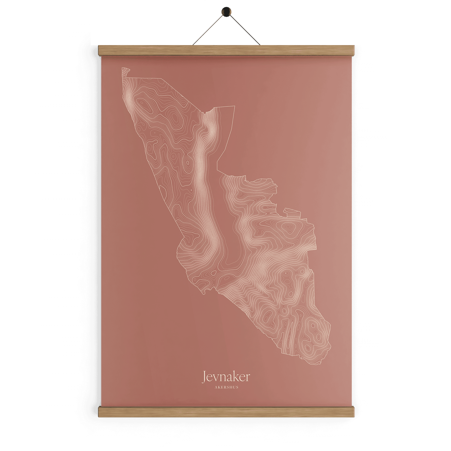 Jevnaker kotekart - Rustrød