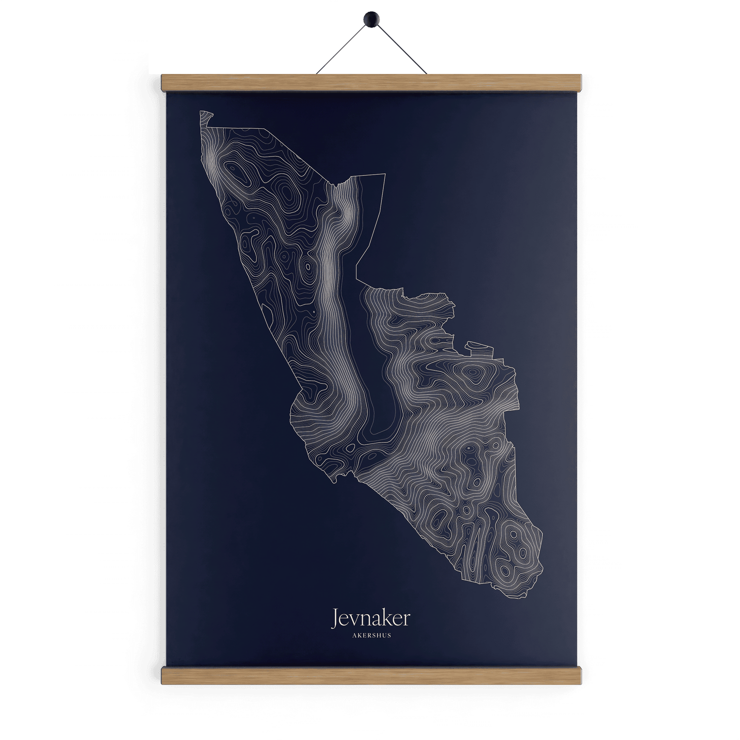 Jevnaker kotekart - Vinternatt