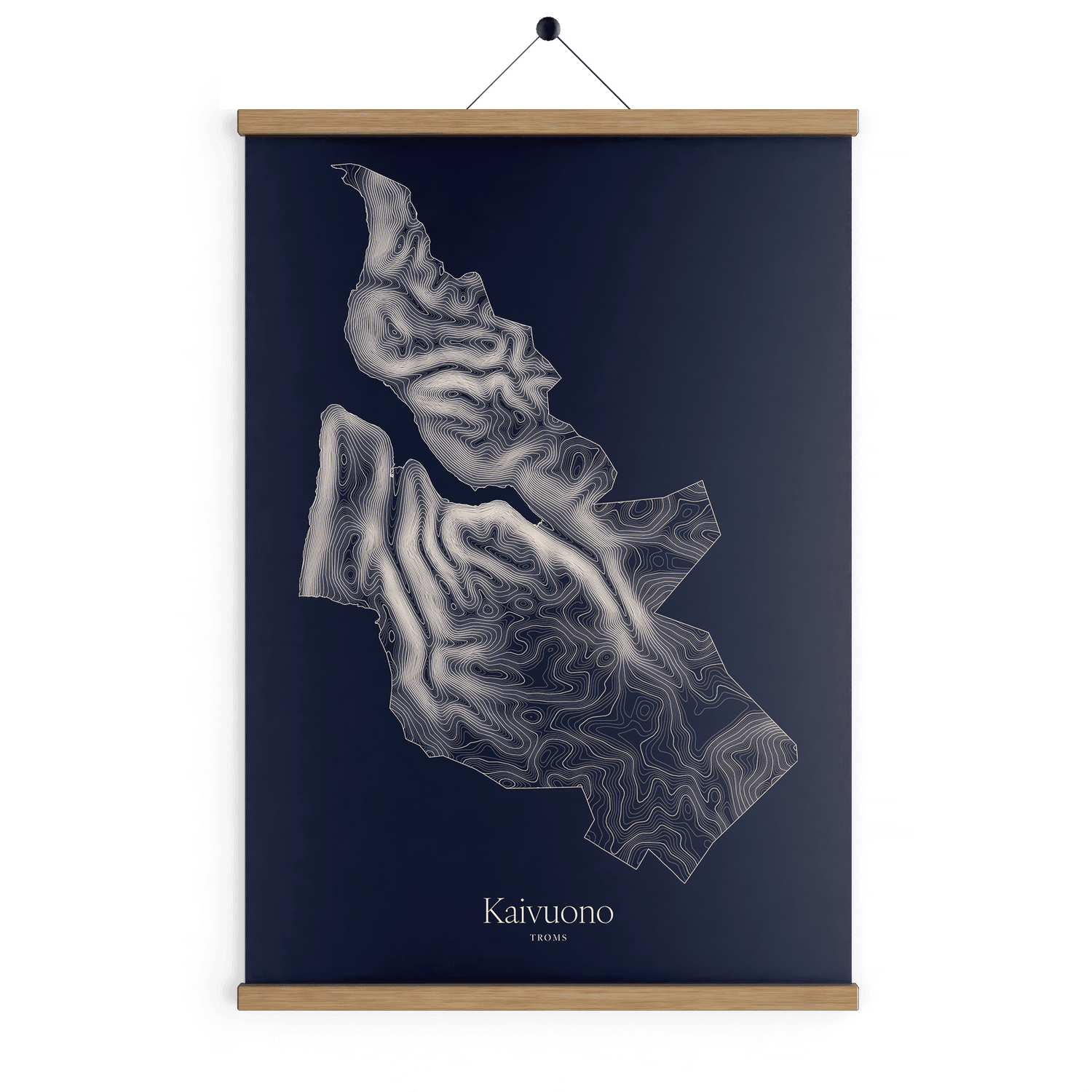 Kaivuono kotekart - Vinternatt