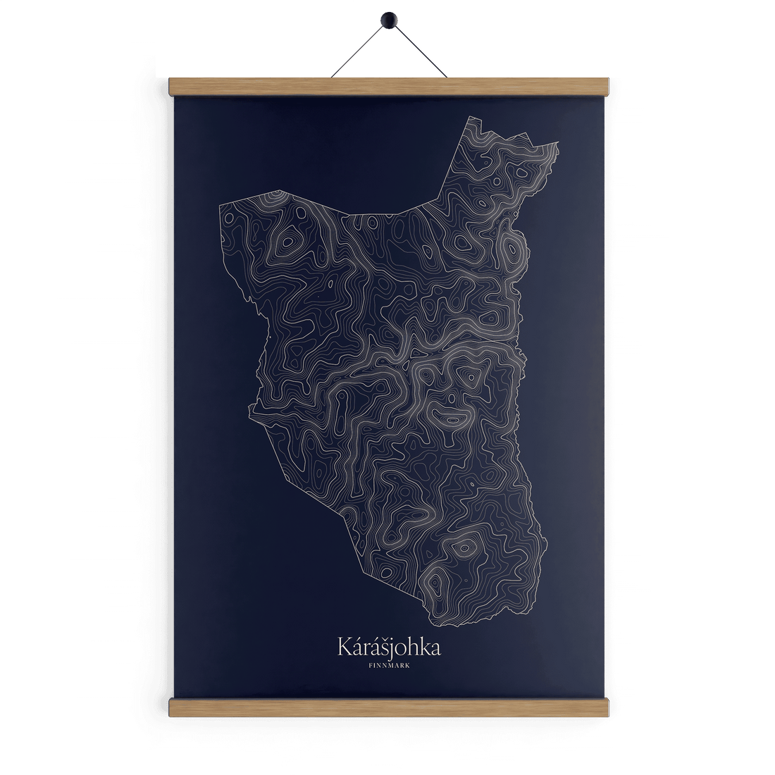Kárášjohka kotekart - Vinternatt