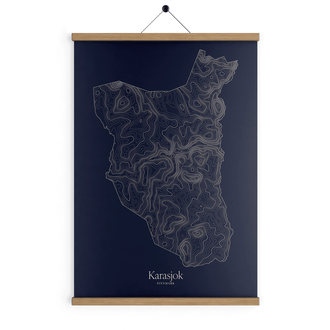 Karasjok kotekart - Vinternatt