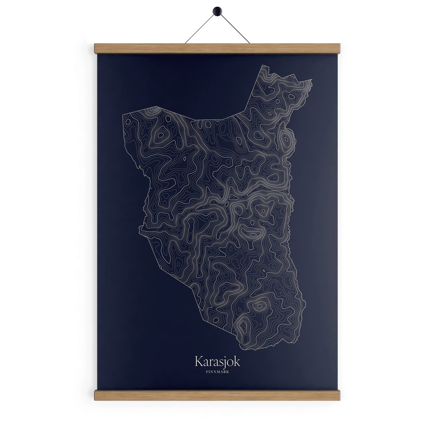 Karasjok kotekart - Vinternatt