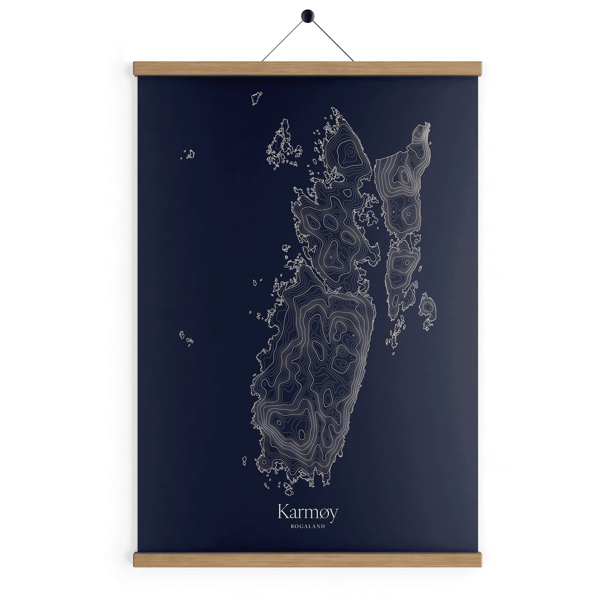 Karmøy kotekart - Vinternatt