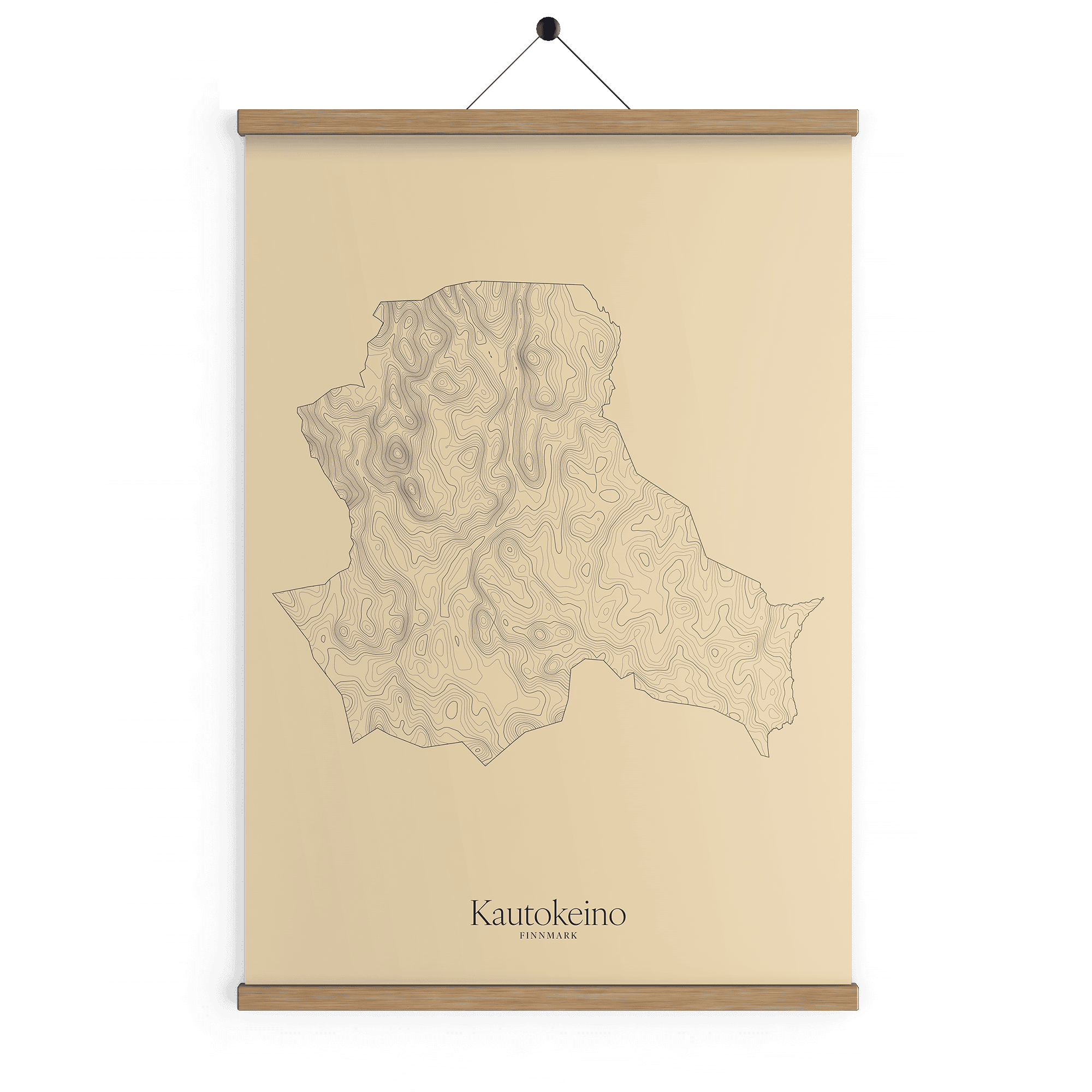 Kautokeino kotekart - Sandstein