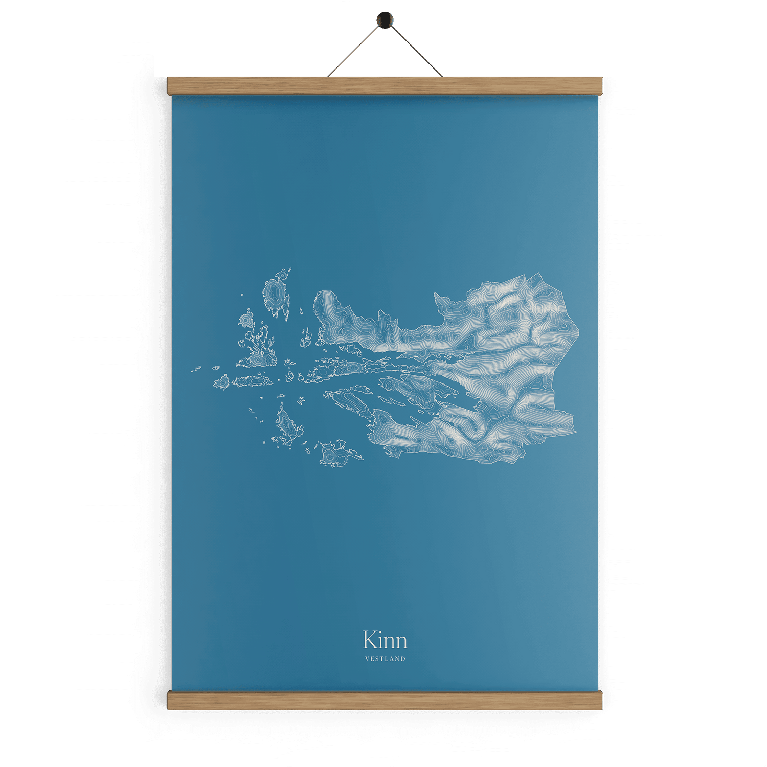 Kinn kotekart - Himmelblå