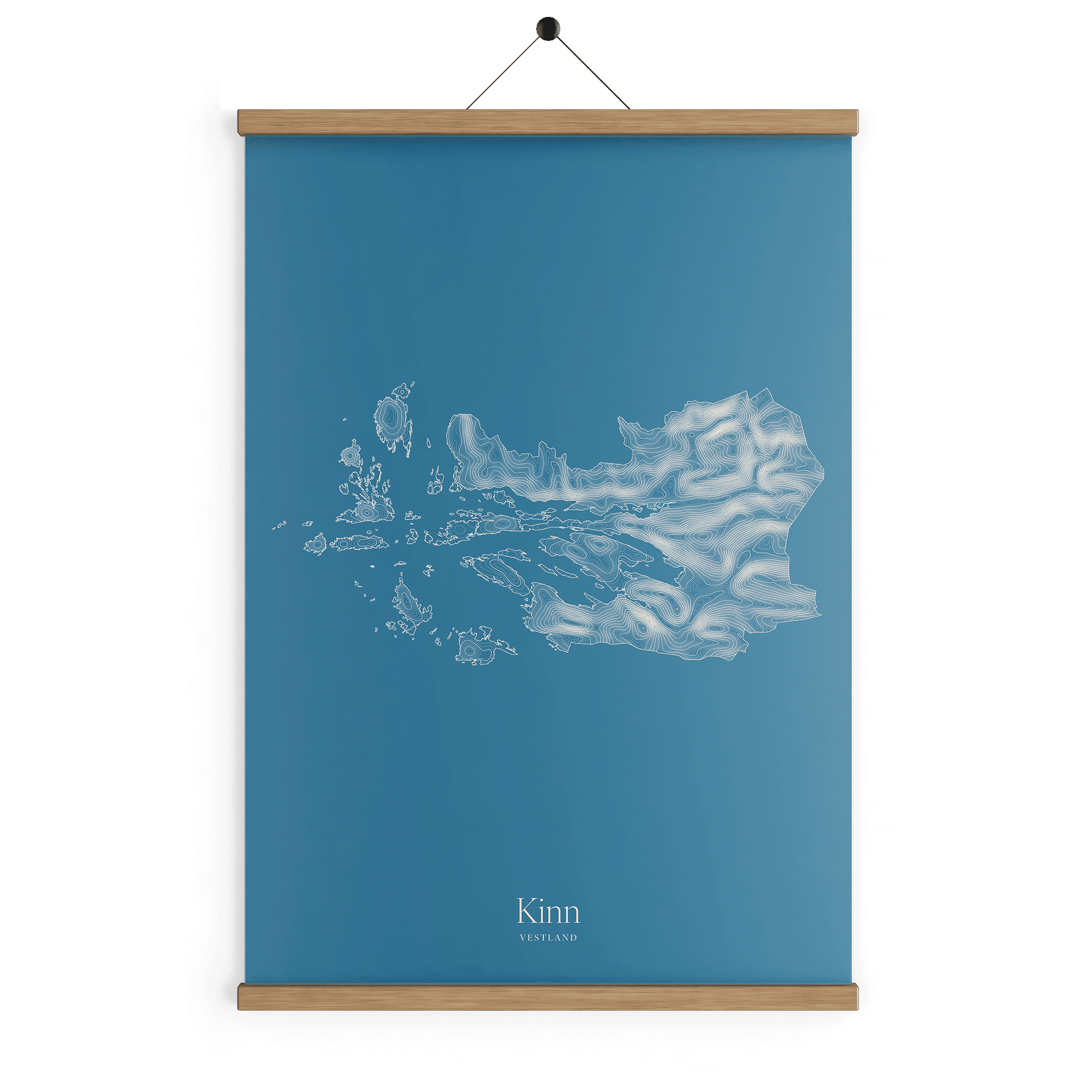 Kinn kotekart - Himmelblå
