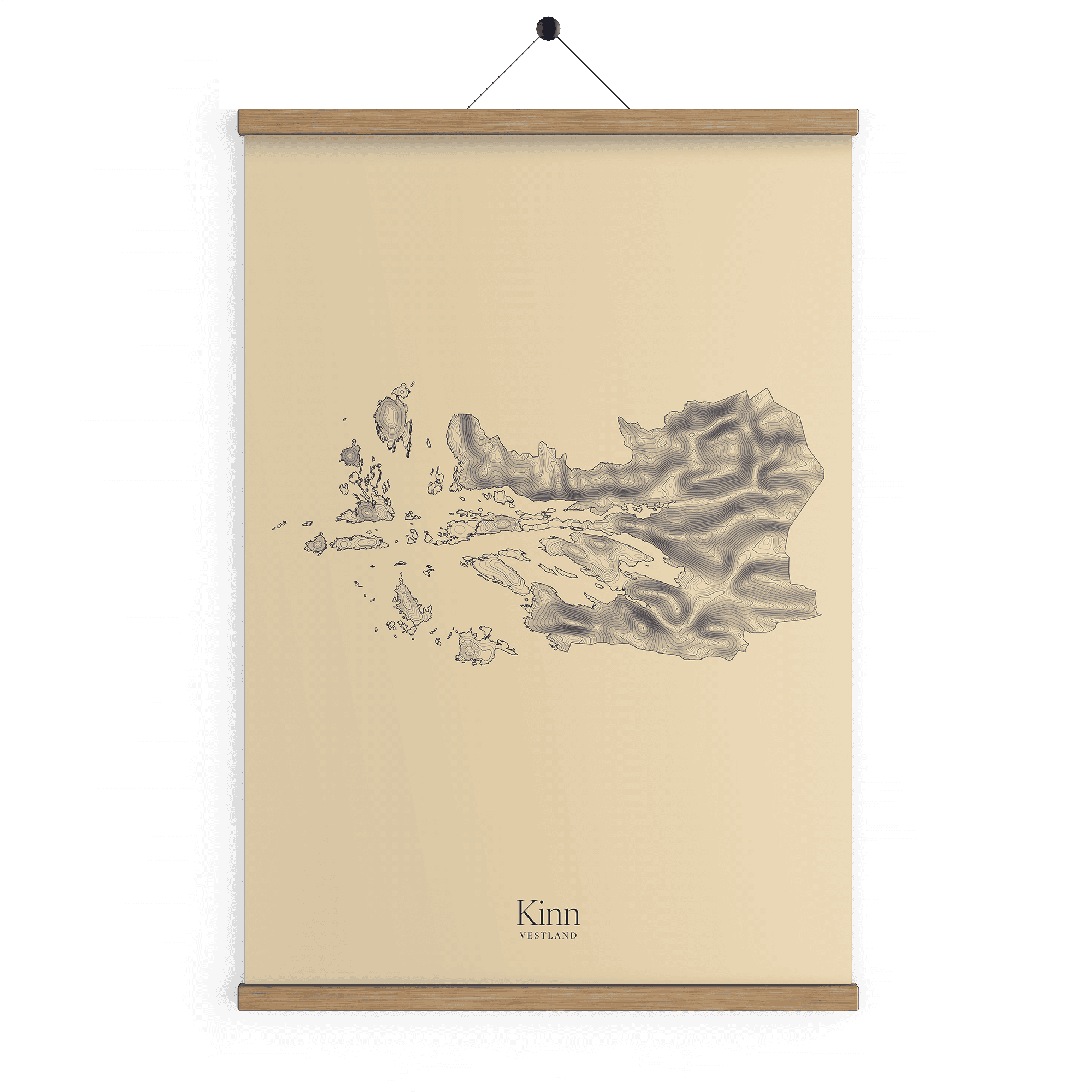 Kinn kotekart - Sandstein