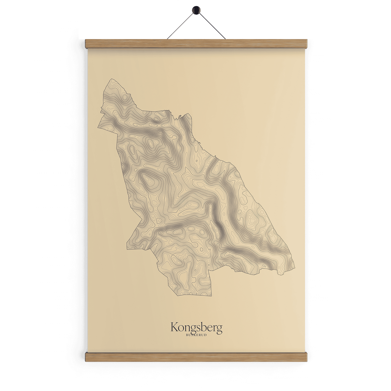 Kongsberg kotekart - Sandstein