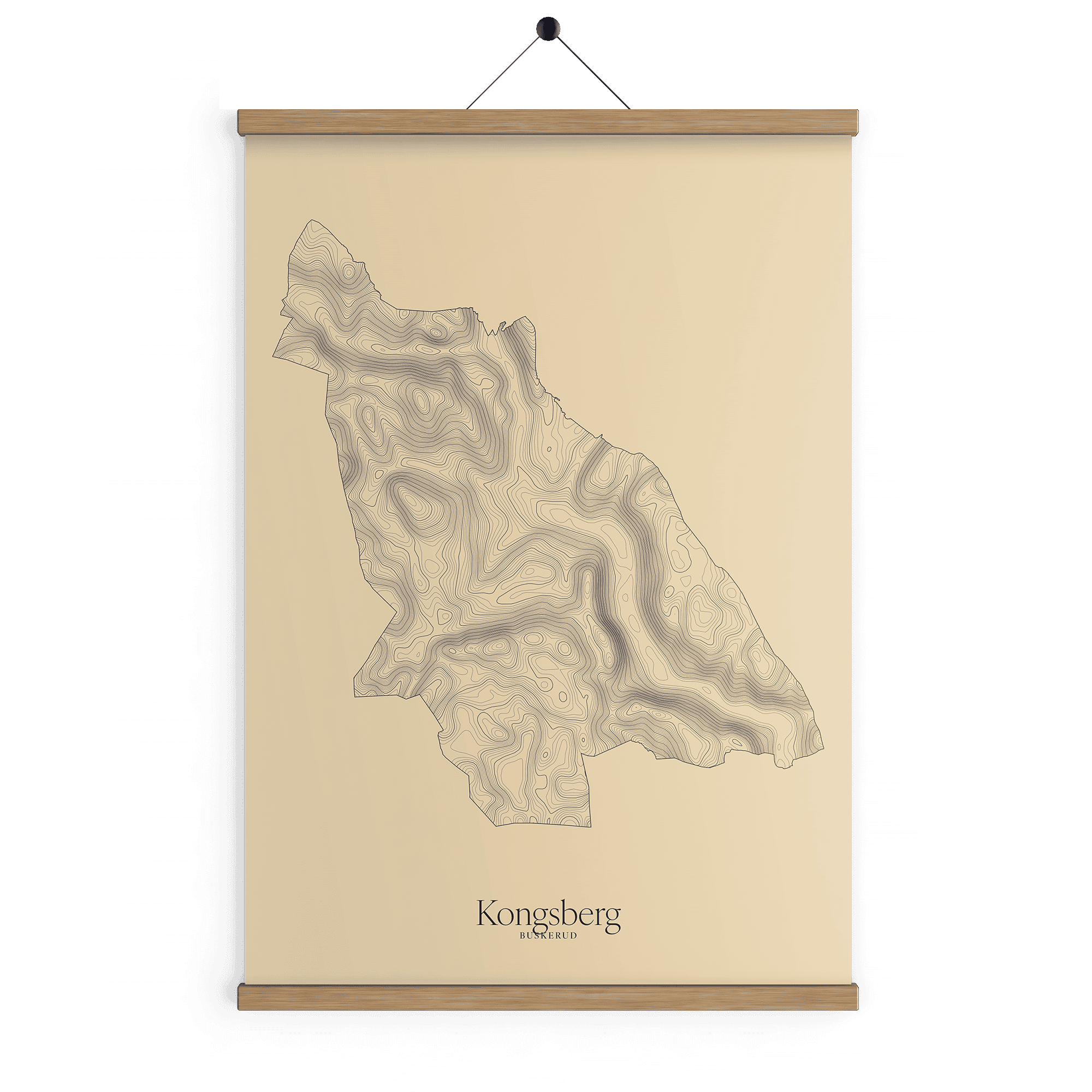 Kongsberg kotekart - Sandstein