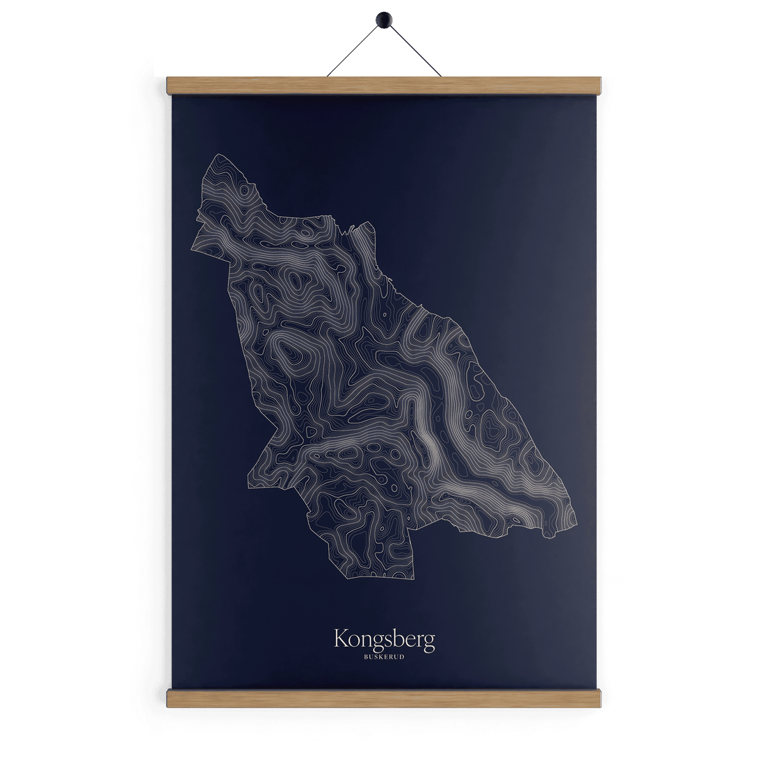 Kongsberg kotekart - Vinternatt