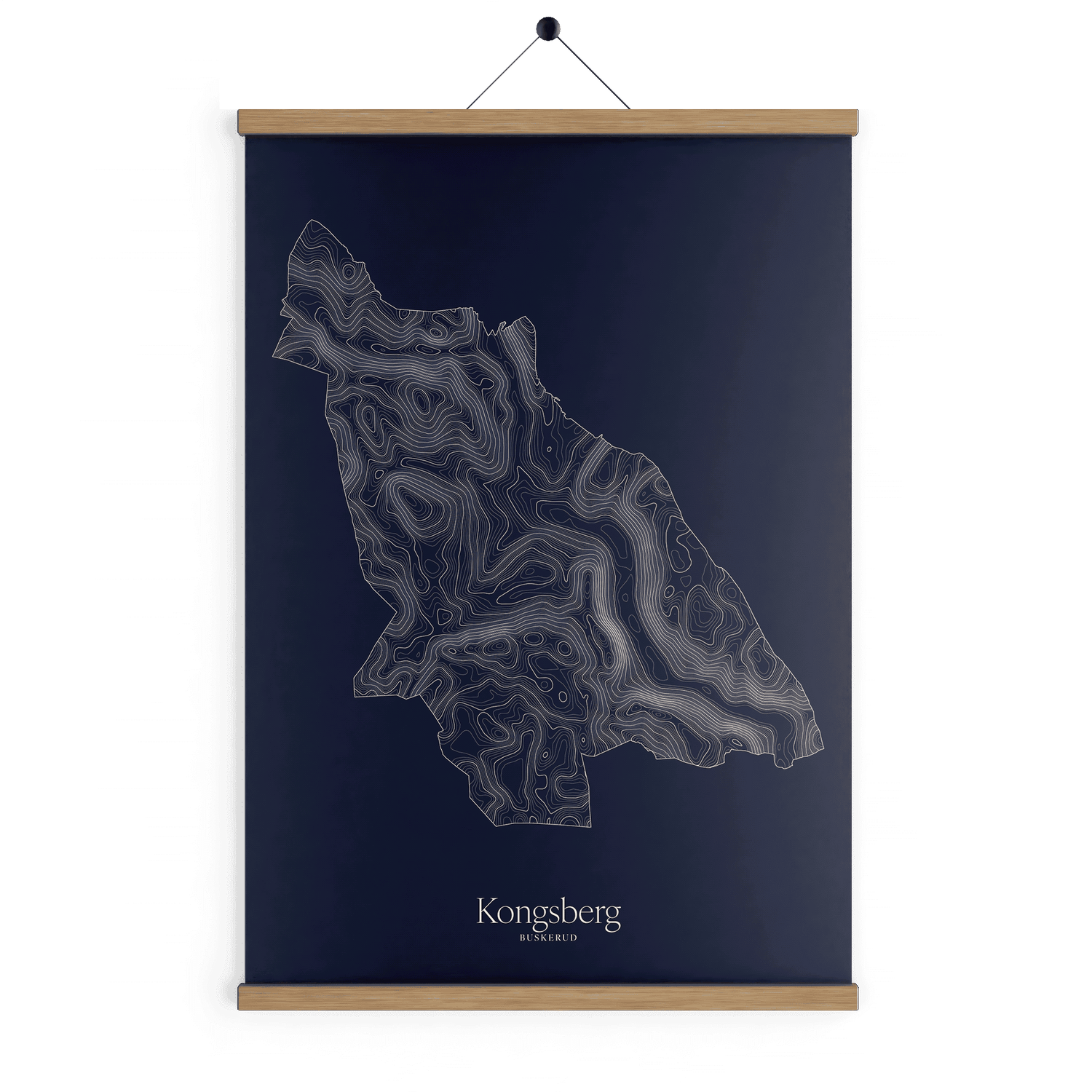 Kongsberg kotekart - Vinternatt