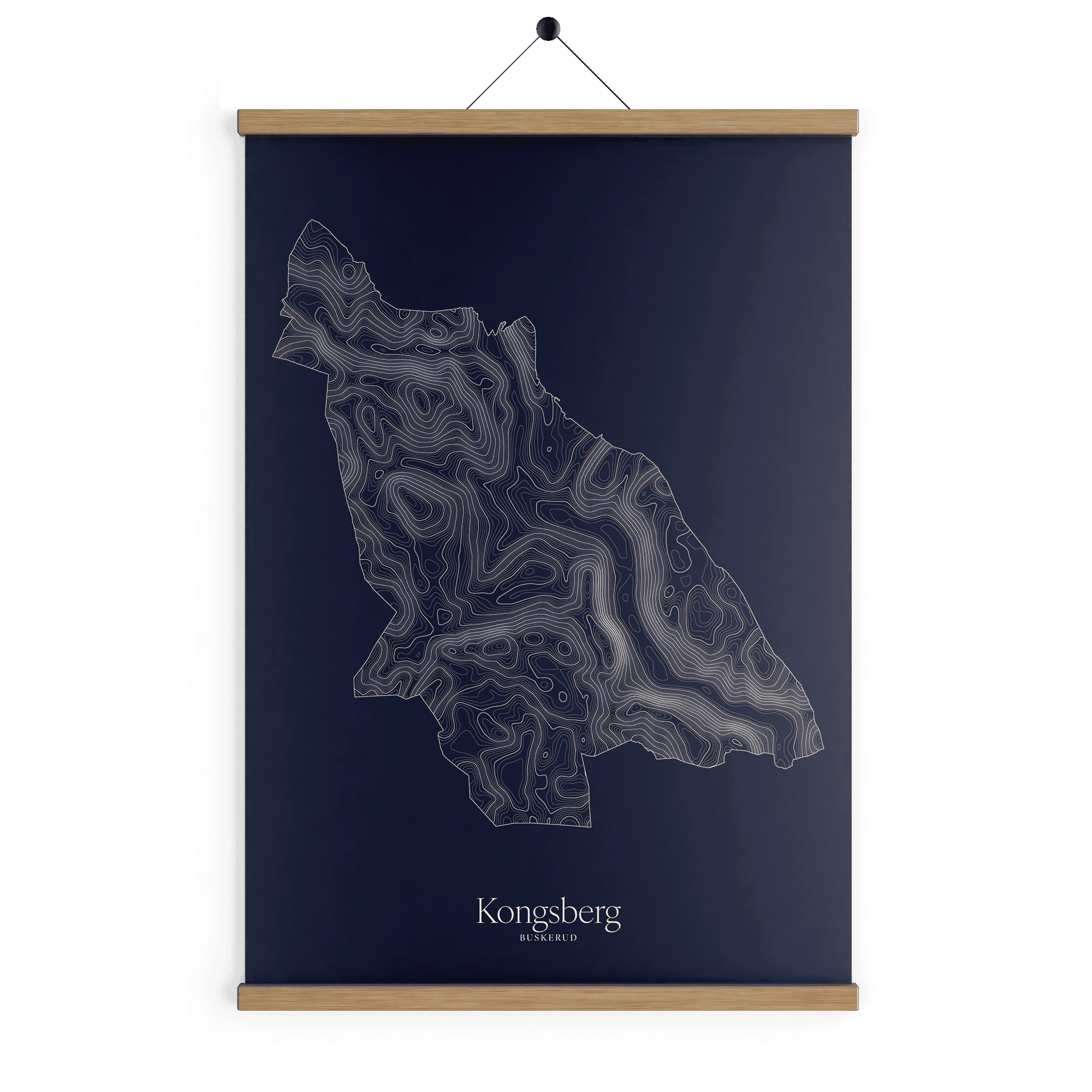 Kongsberg kotekart - Vinternatt