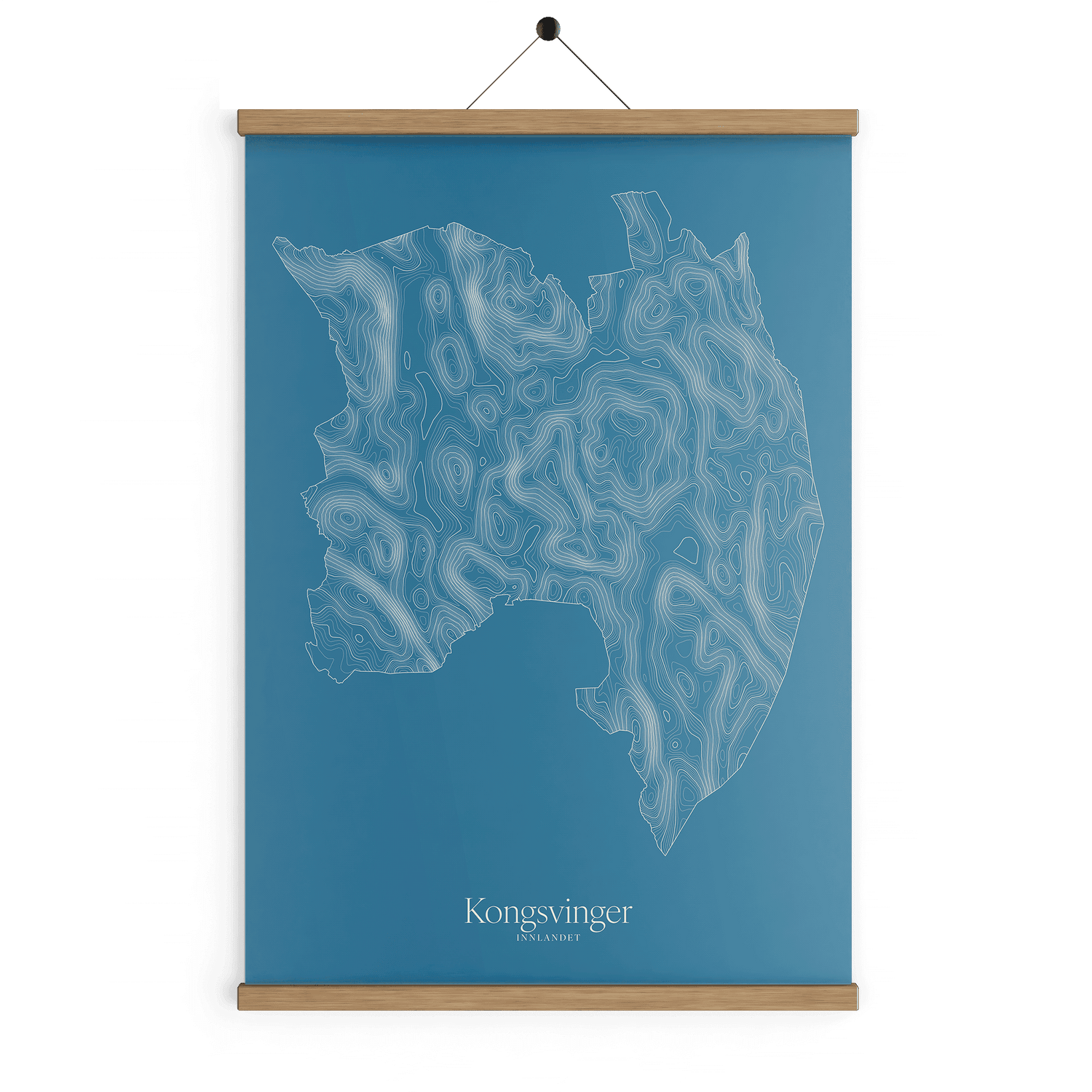 Kongsvinger kotekart - Himmelblå