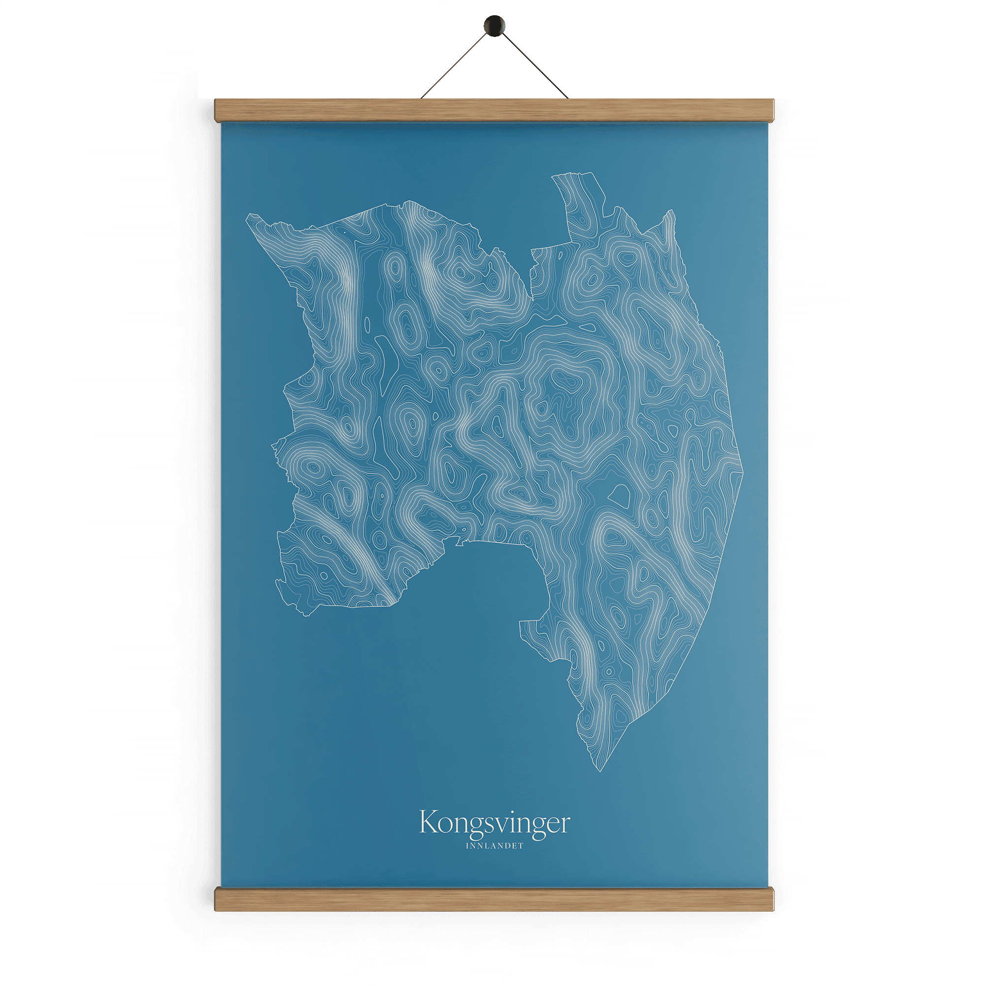 Kongsvinger kotekart - Himmelblå