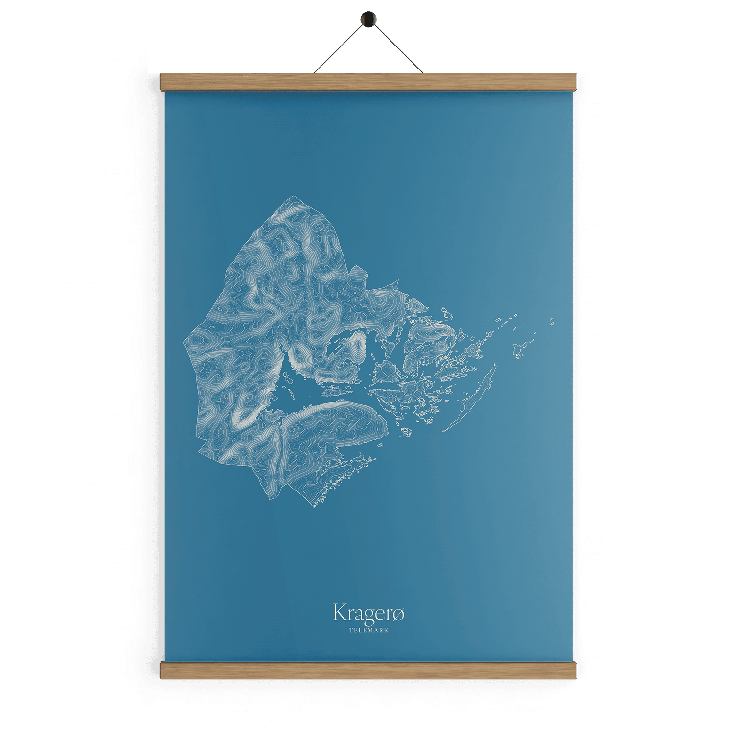 Kragerø kotekart - Himmelblå