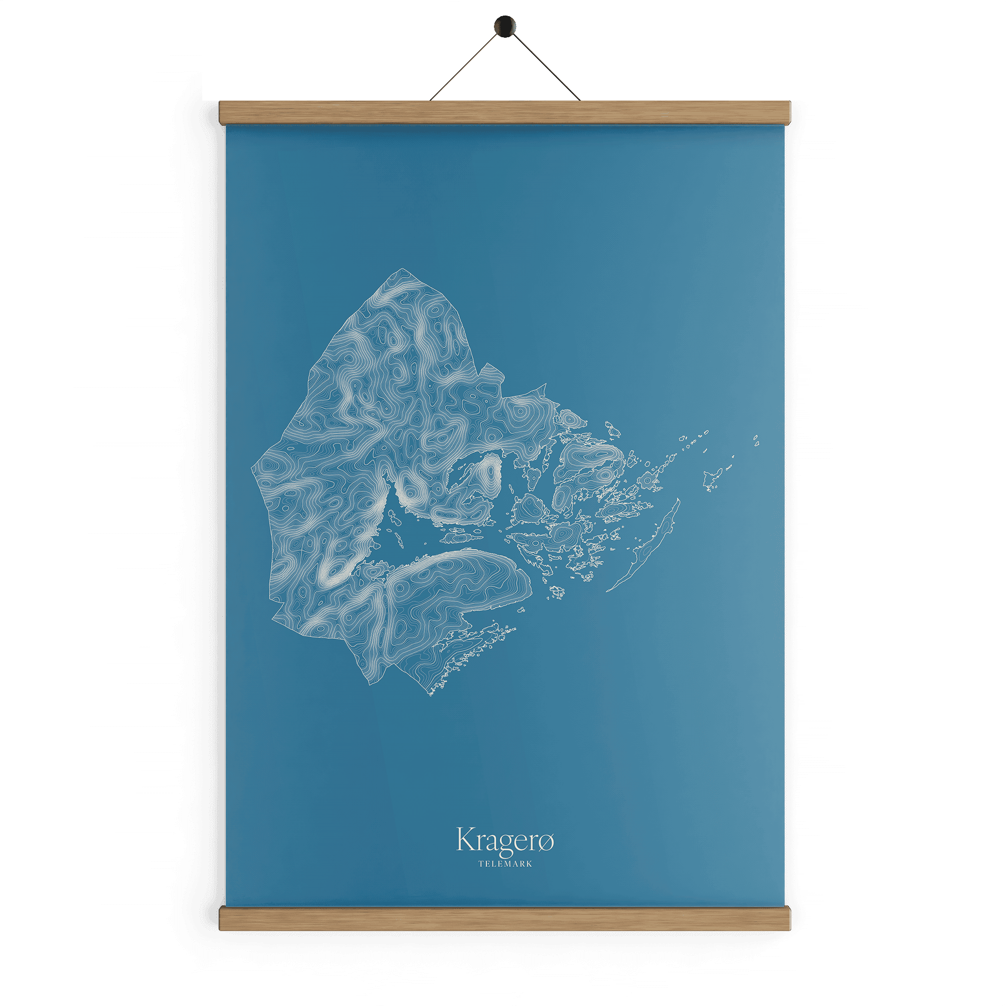Kragerø kotekart - Himmelblå