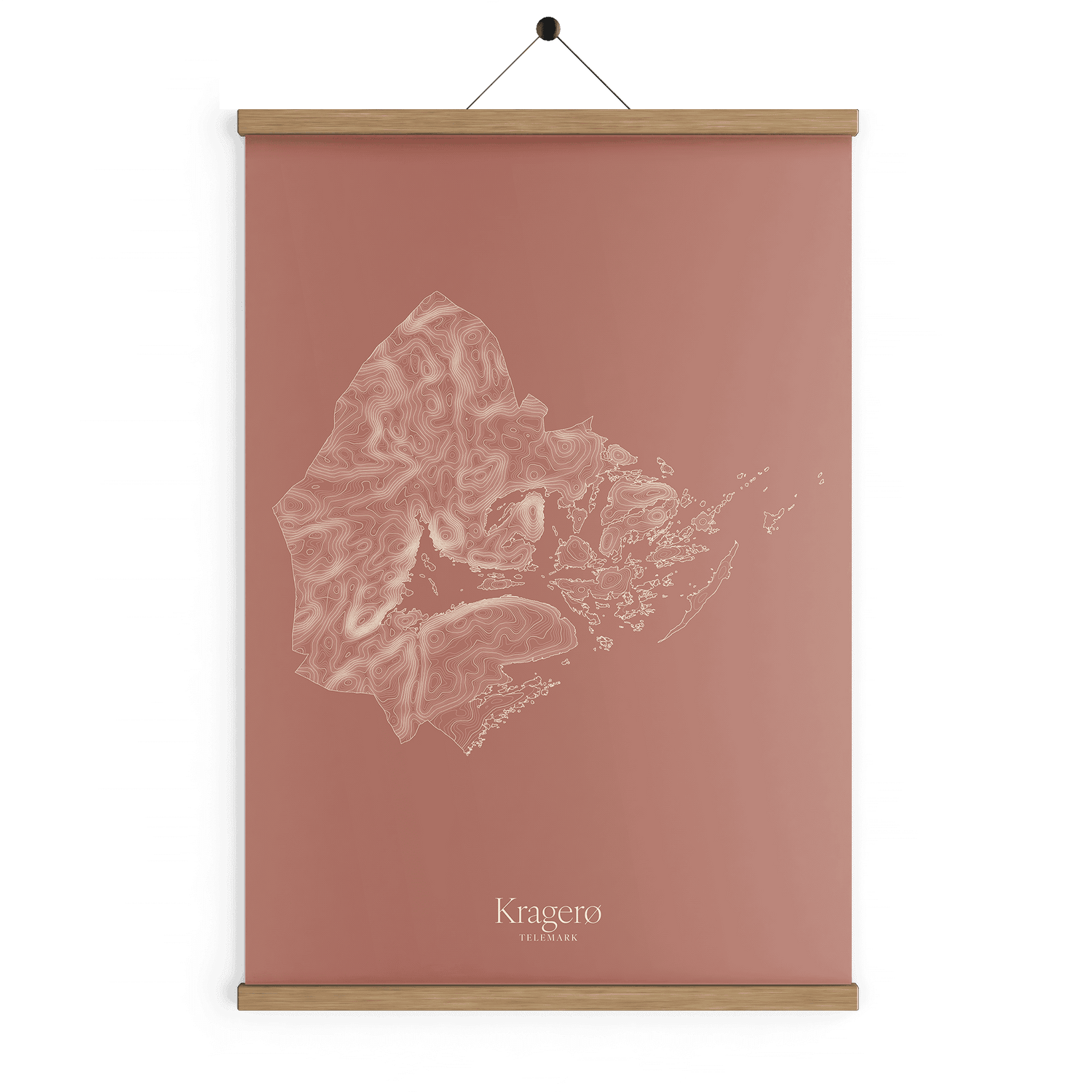 Kragerø kotekart - Rustrød
