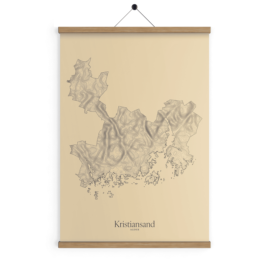 Kristiansand kotekart - Sandstein