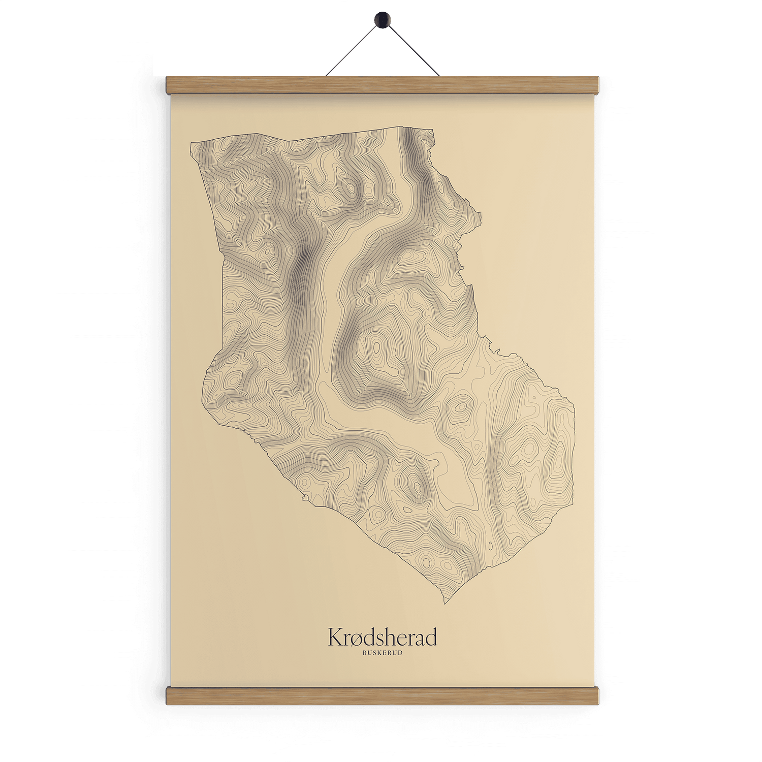 Krødsherad kotekart - Sandstein